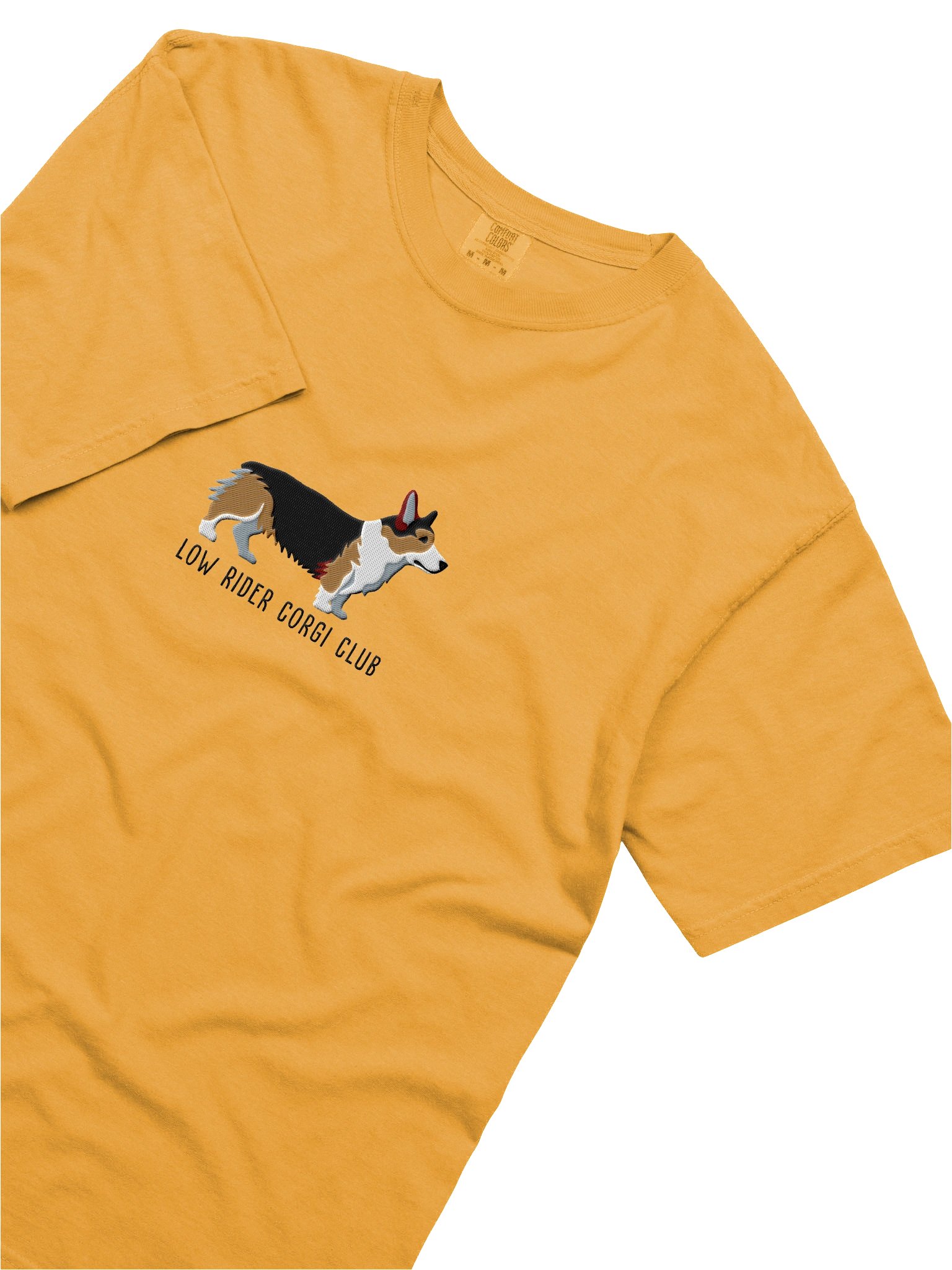 Low Rider Corgi Club T-Shirt(Embroidered) of a Pembroke Welsh Corgi(Sable) product image (8)