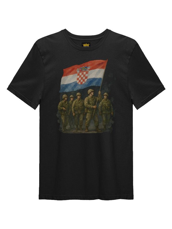 Crowned Patriot Streetwear Tee CRO ARMY BLJESAK product image (1)