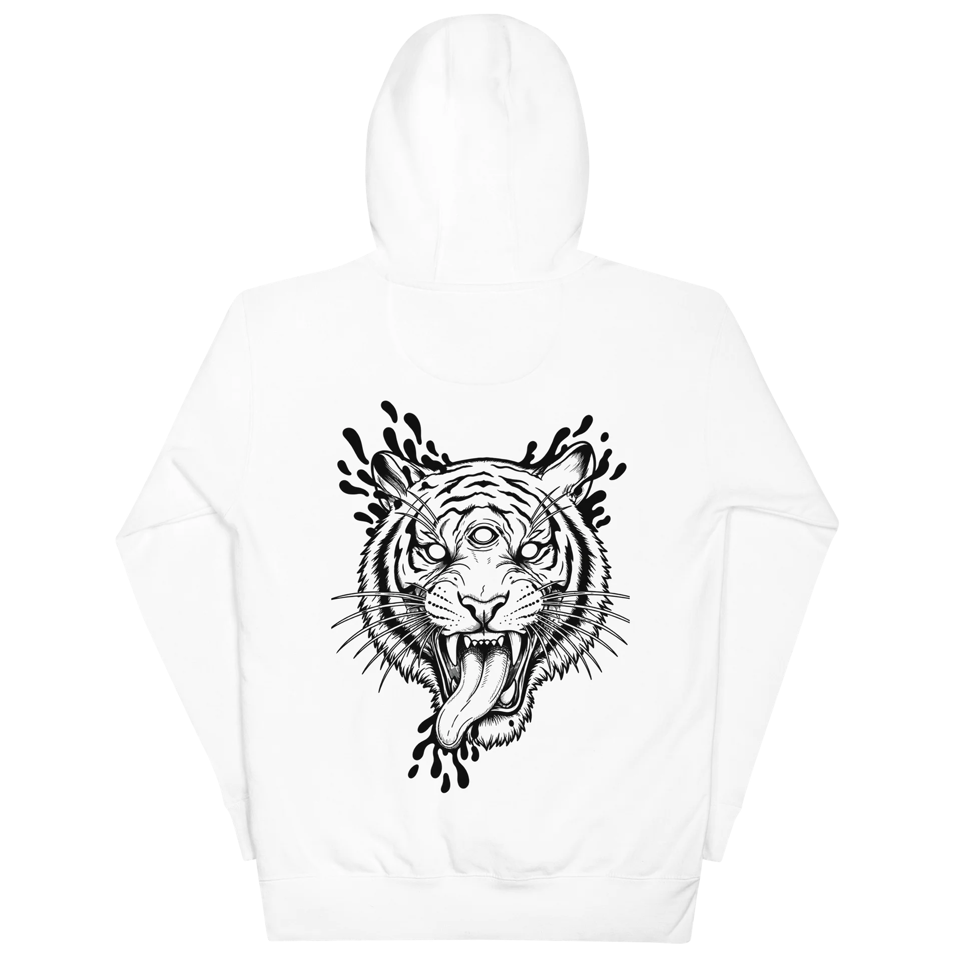 Aubie Aggro White Hoodie product image (4)