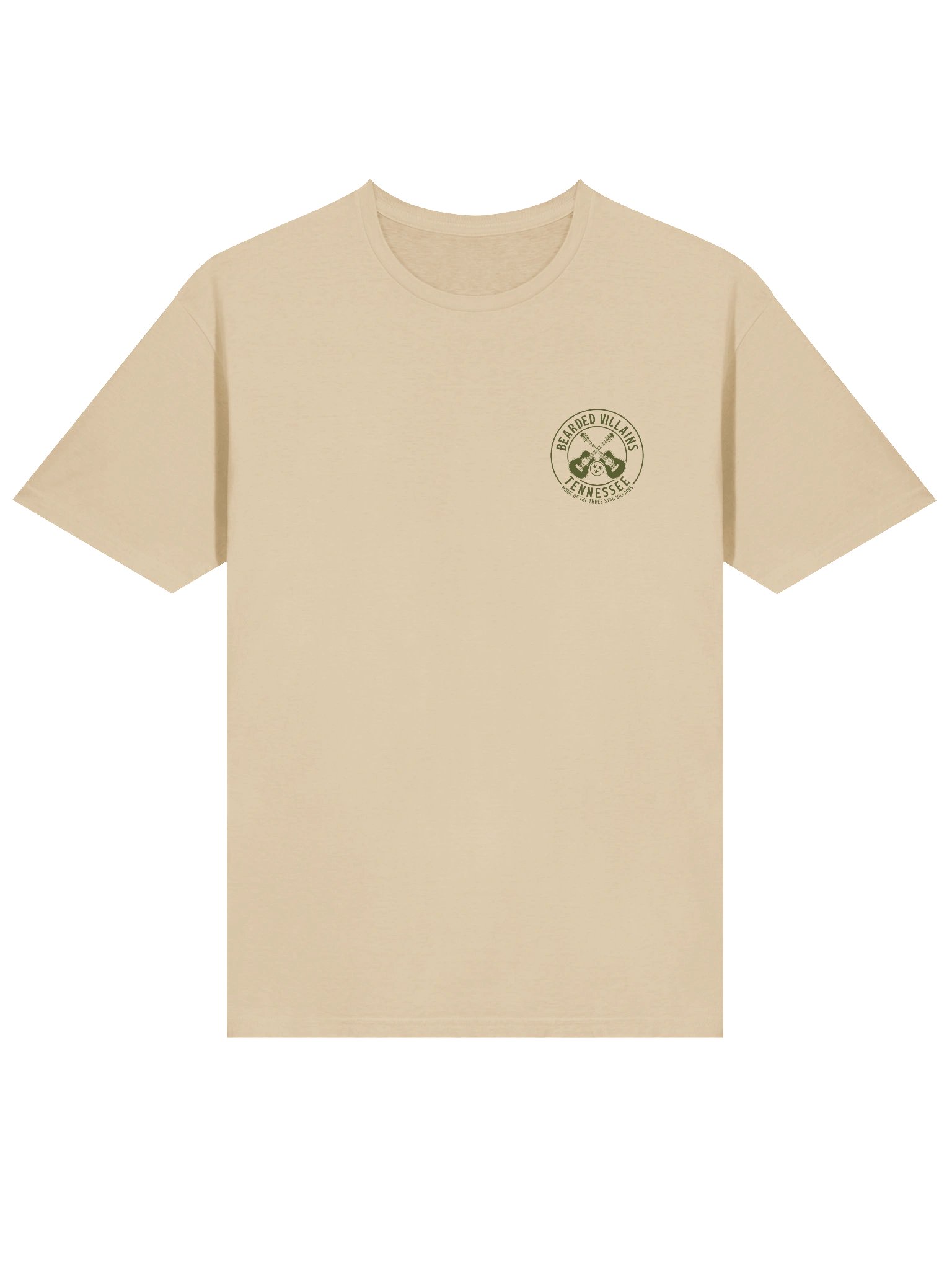 TSV Bearded Villains Tennessee “Tactical Grit Alternate” T-Shirt | Military Green on Combat Desert, Brown or Black | Rugged Brotherhood Strength & Everyday Utility product image (8)
