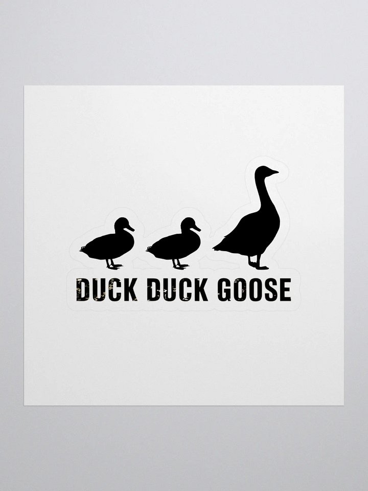 Duck Duck Goose Kiss Cut Stickers product image (1)