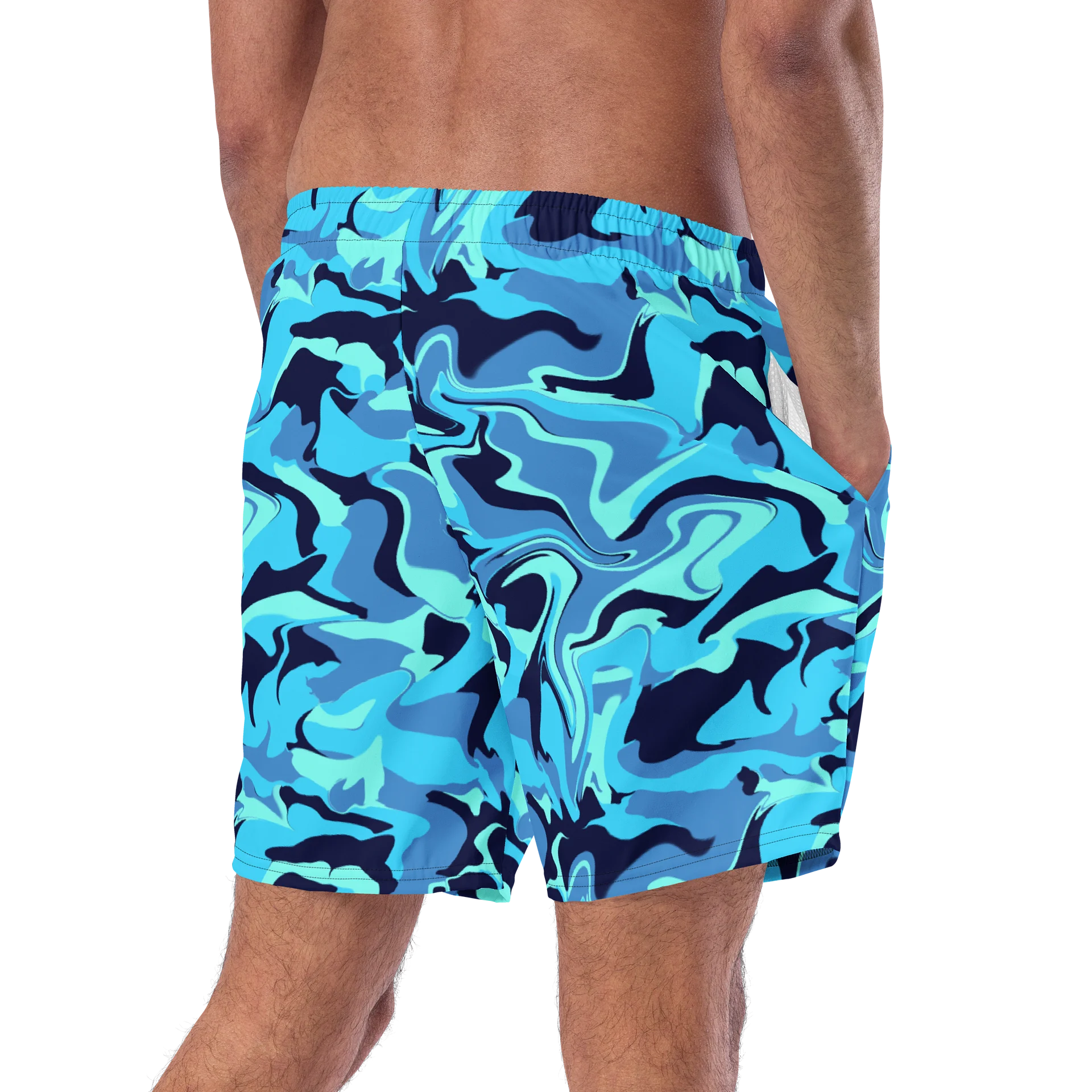 Camo Blue Waves | Swim Trinks product image (5)