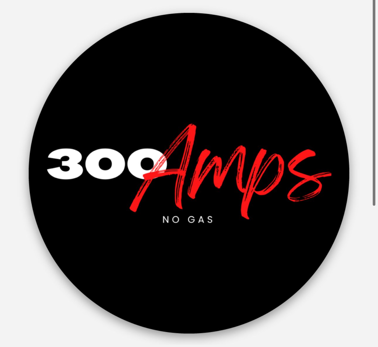 300 Amps sticker product image (1)