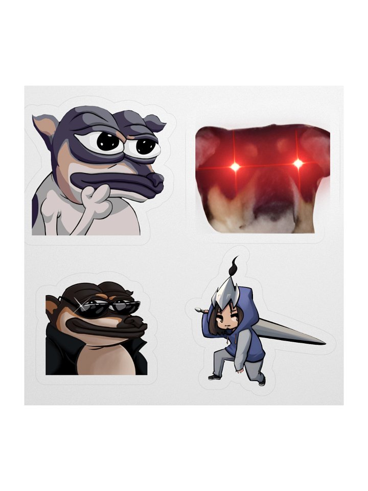 Cookie & Knight Prod Stickers product image (1)