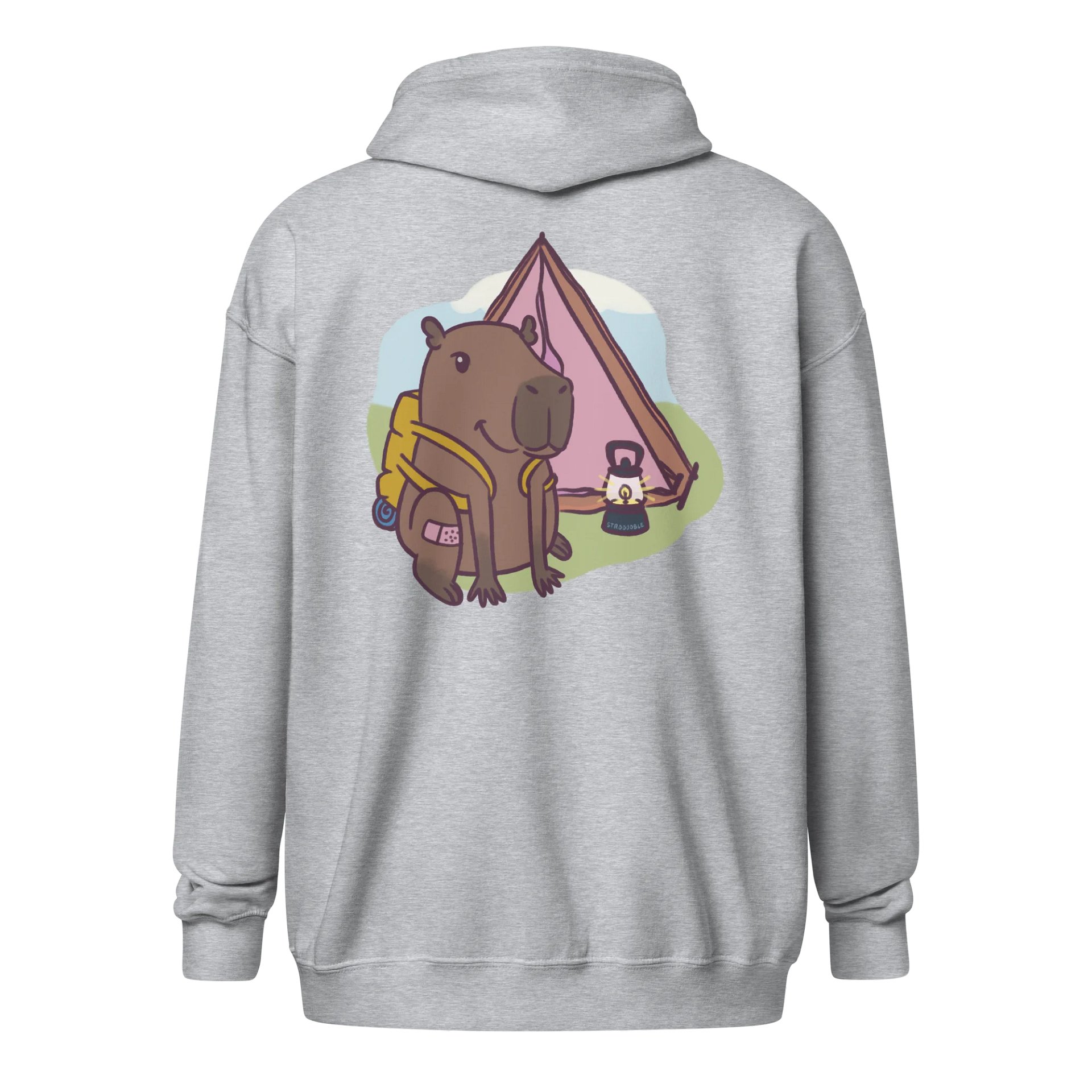 zipped hoodie : campybara product image (1)