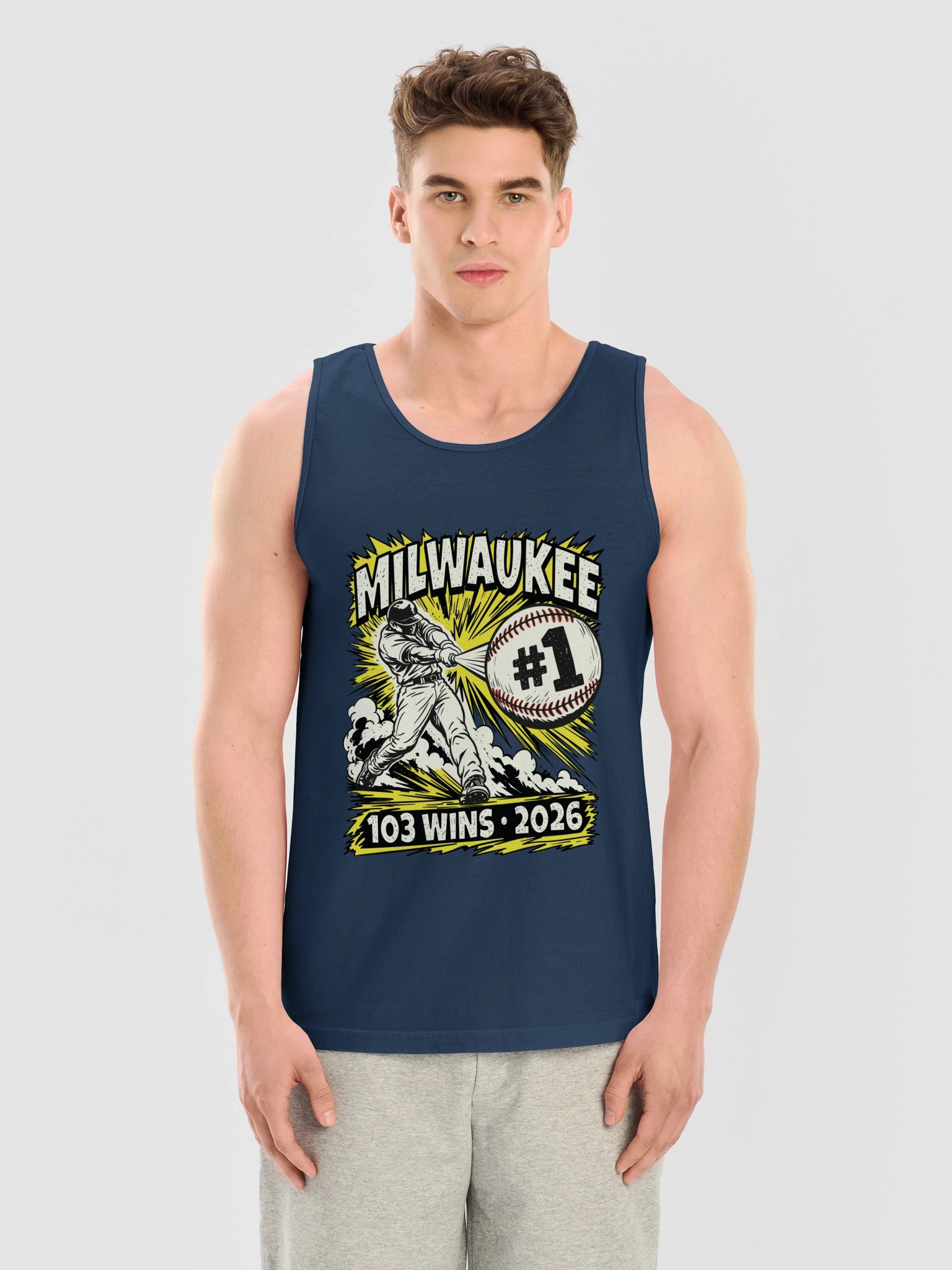 Milwaukee 103 Wins • 2026 Baseball Tank Top product image (10)