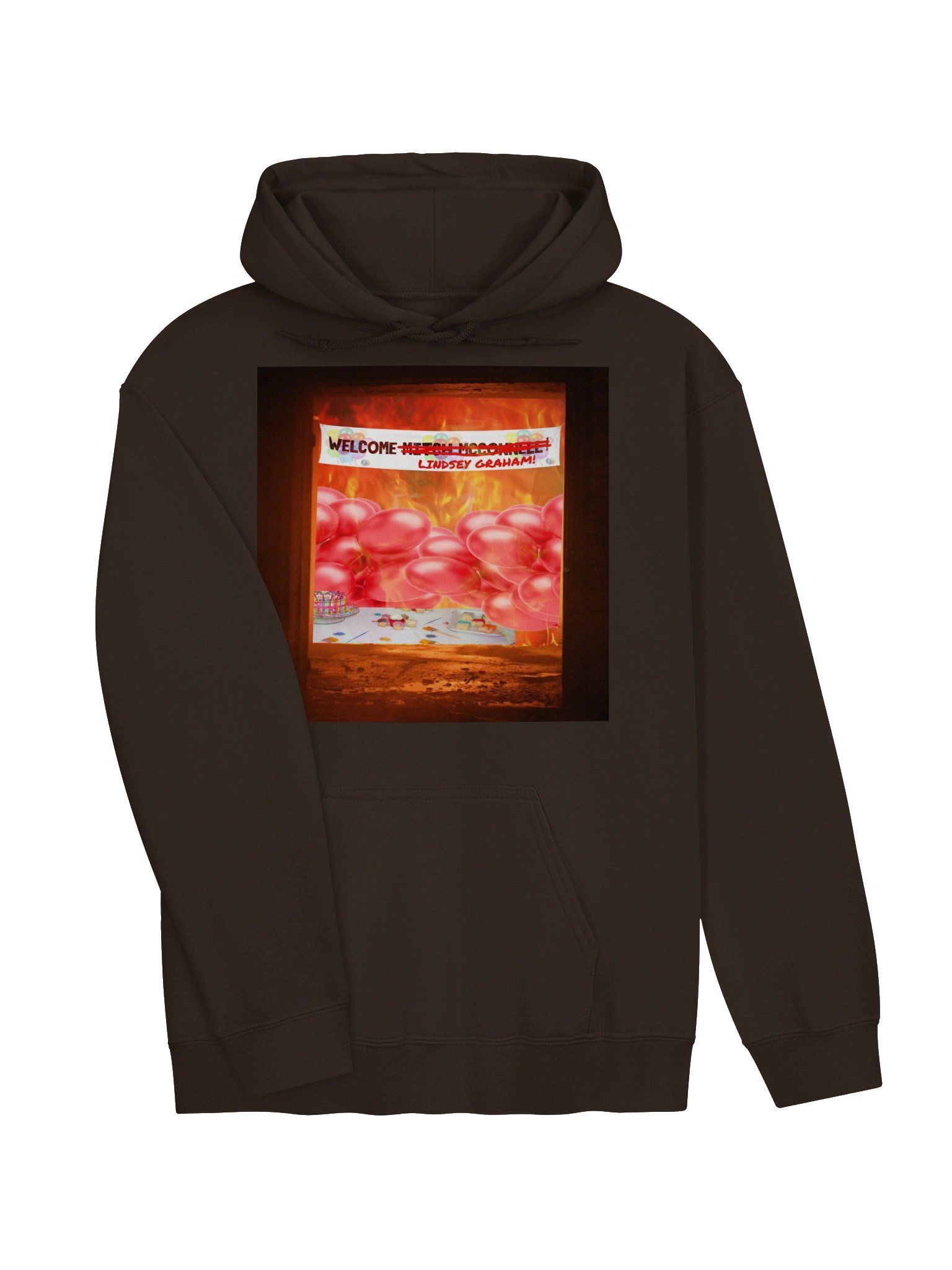 WELCOME LINDSEY GRAHAM! — HOODIE (DARK) product image (7)