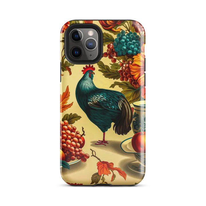 Vintage Thanksgiving Rooster iPhone Case product image (2)