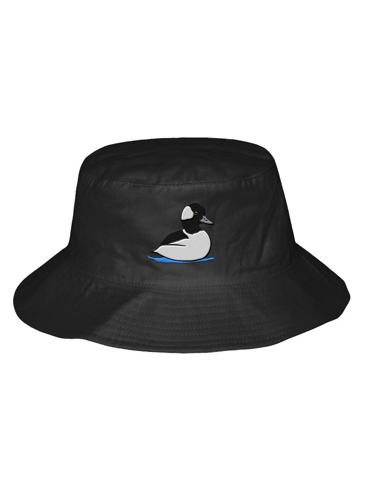 Bufflehead Embroidered Bucket Hat | Duck Bird Sun Hat | Waterfowl Birding Bucket Cap product image (4)