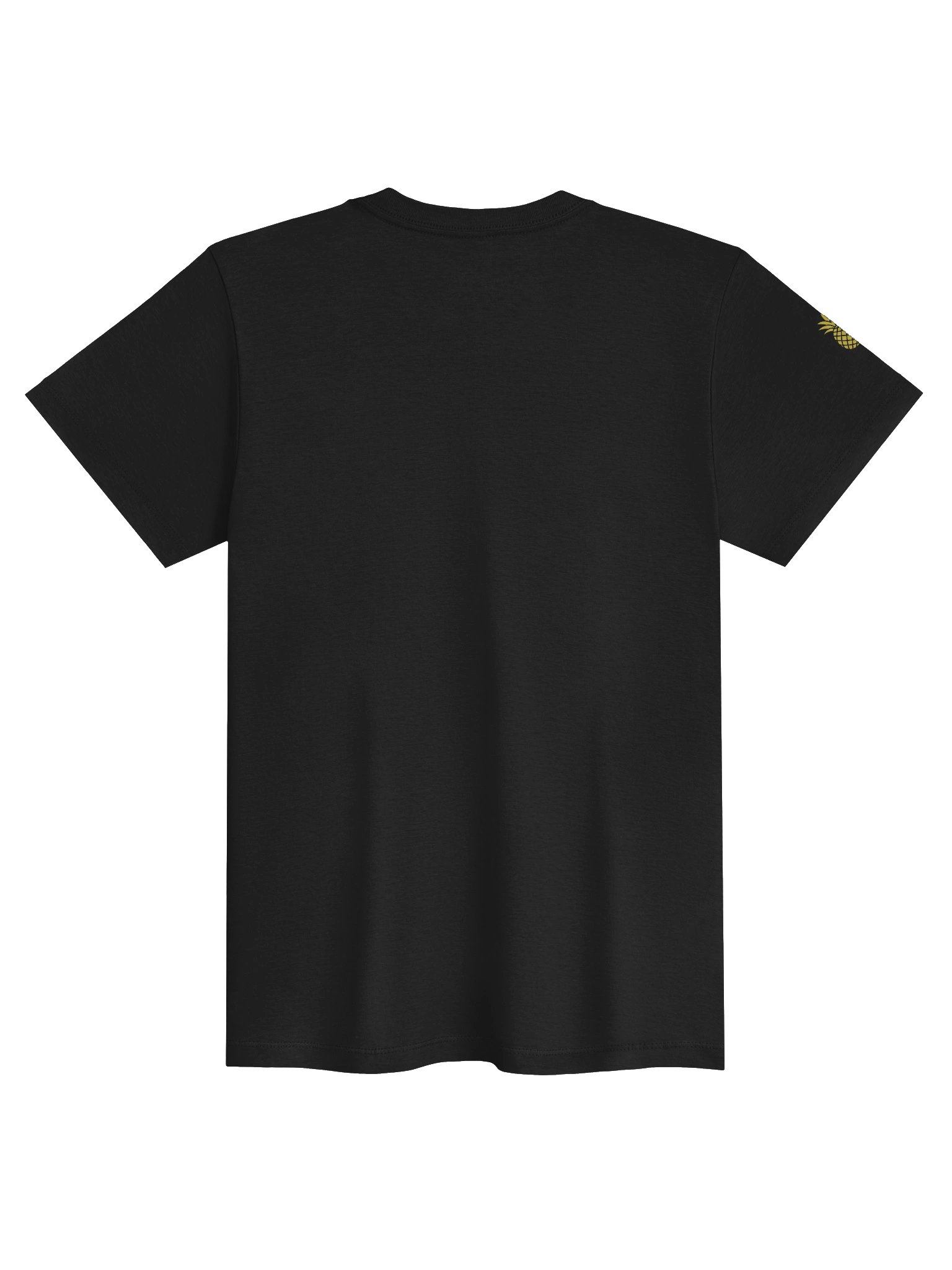 Semi Fitted Lucky Pineapple® Minimalist Sleeve Solid Color Women's T-Shirt (Colors, Black, & White) product image (14)