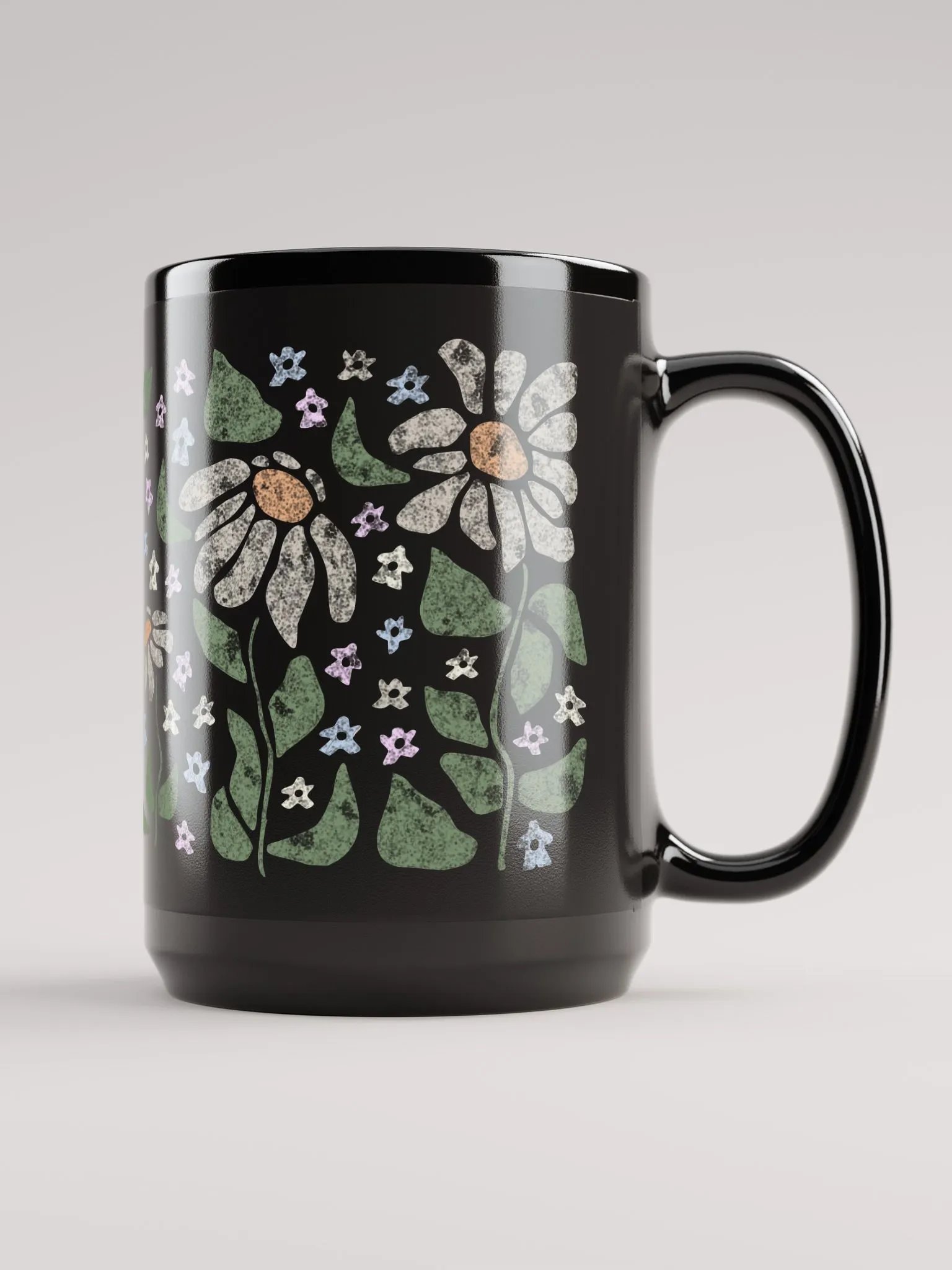 Subtle Meeples Pastel Daisy 15 oz. Mug for Board Gamers product image (3)
