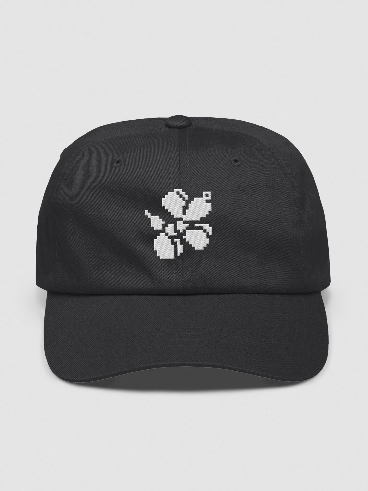 Pixie Dog Dad Hat (white on dark) product image (1)