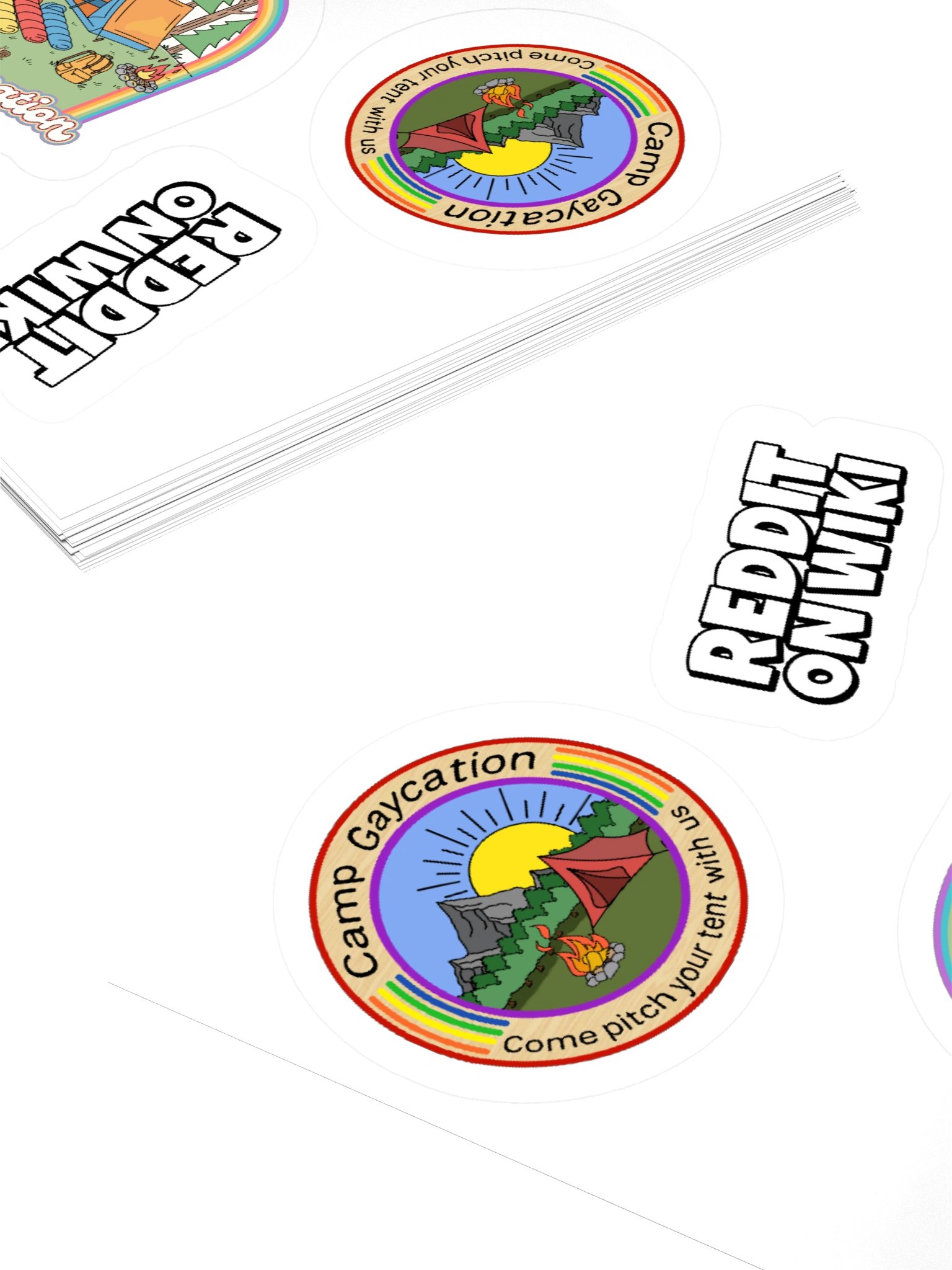 Camp Gaycation - Sticker product image (4)