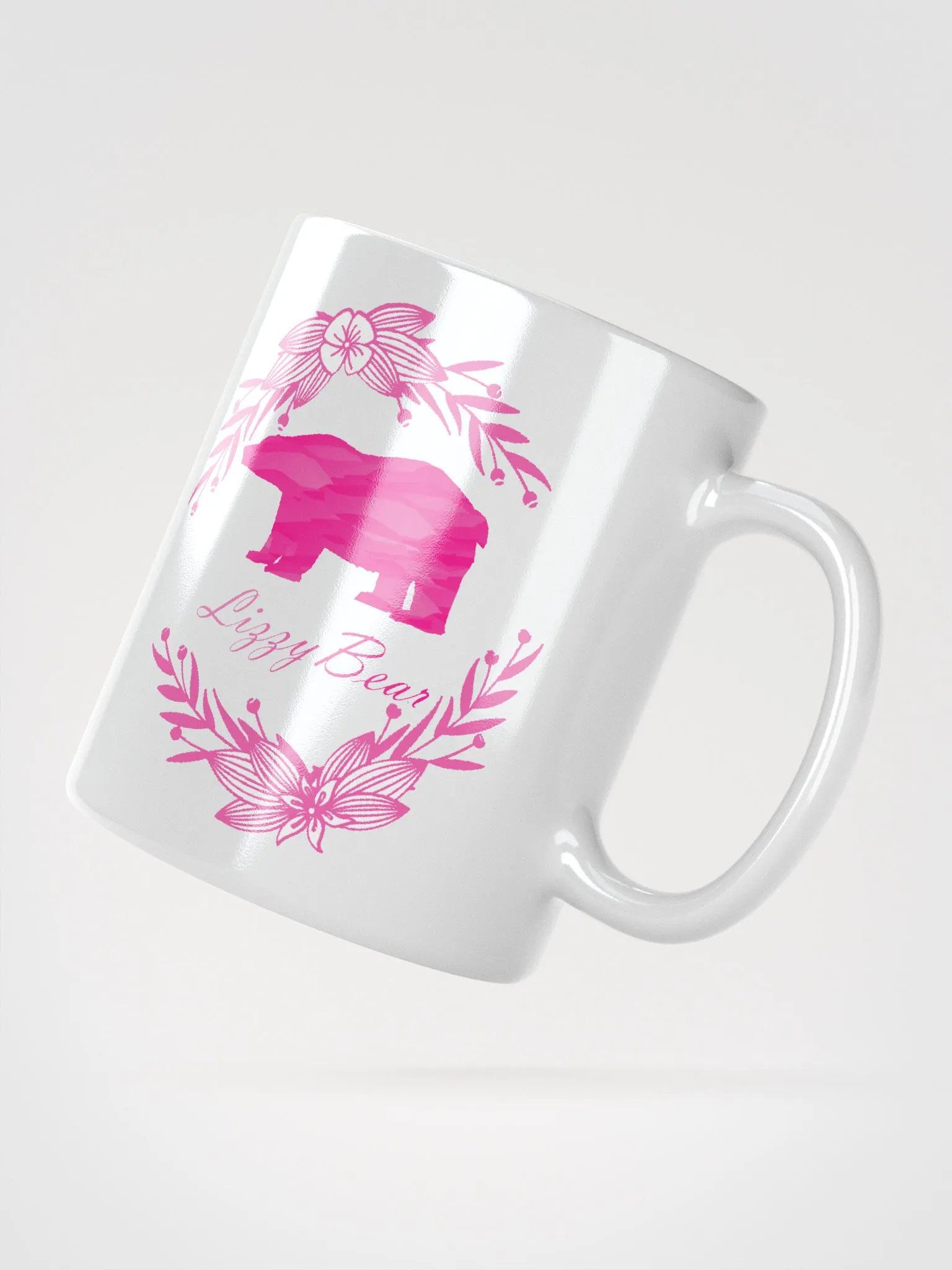 LizzyBear White Glossy Mugs product image (3)