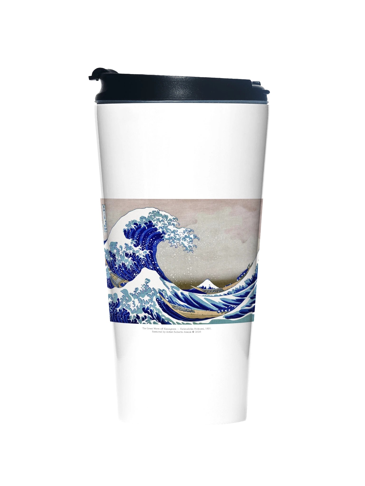 The Great Wave off Kanagawa — Travel Mug product image (1)