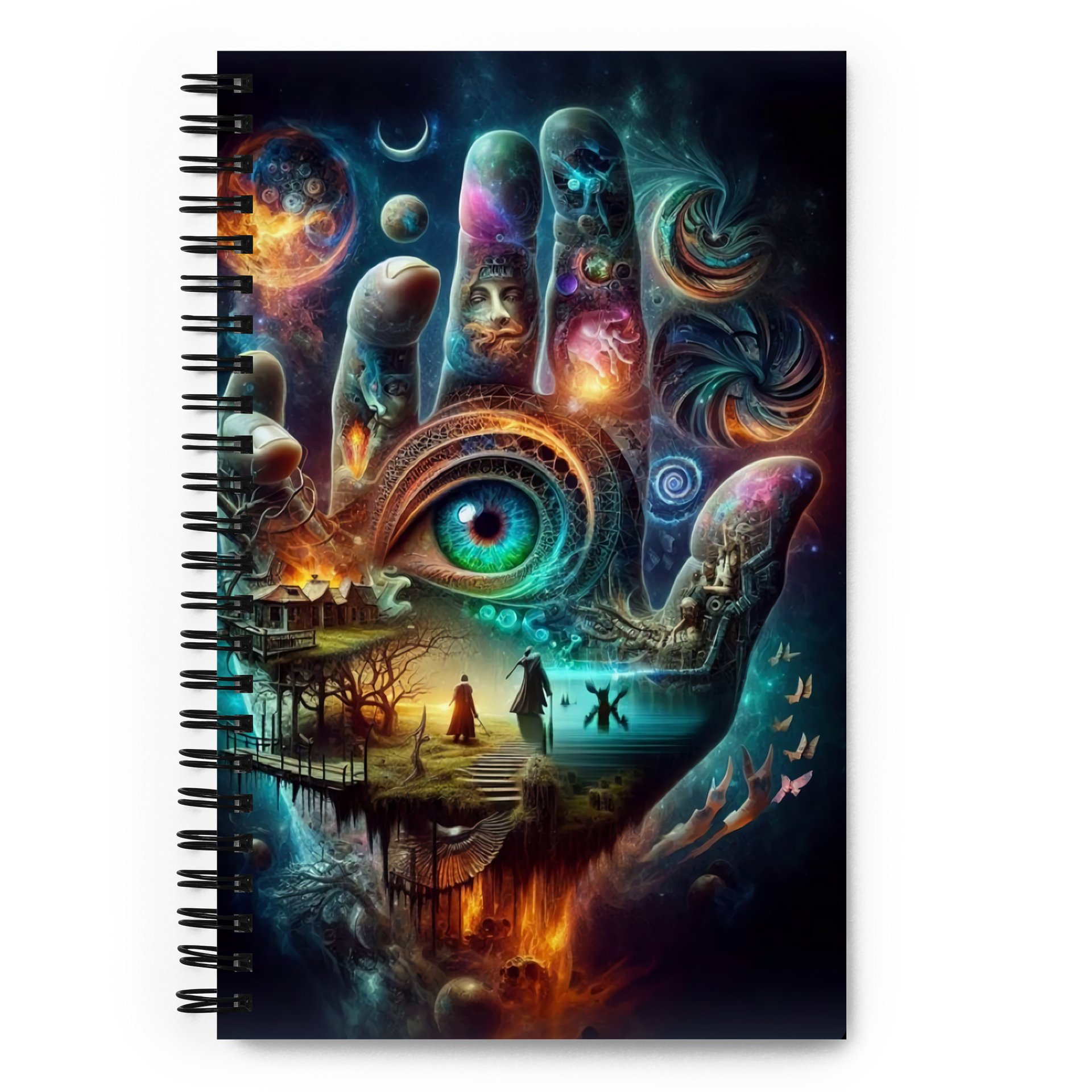 Seer’s Grasp -Spiral Notebook product image (1)