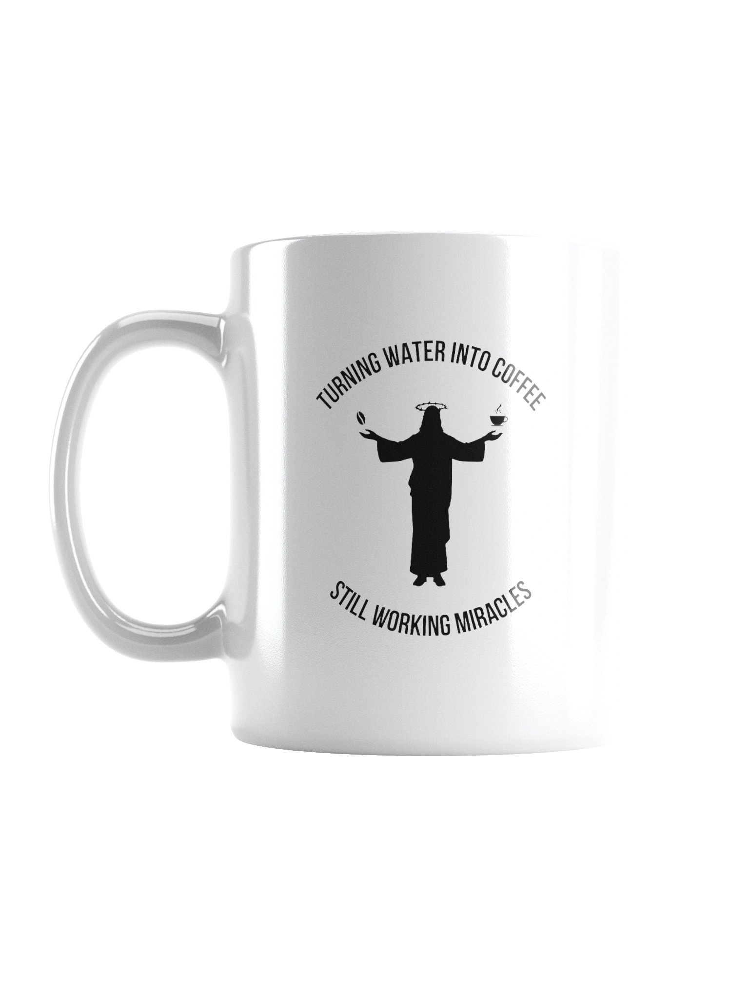 Water Into Coffee — White Glossy Mug product image (1)