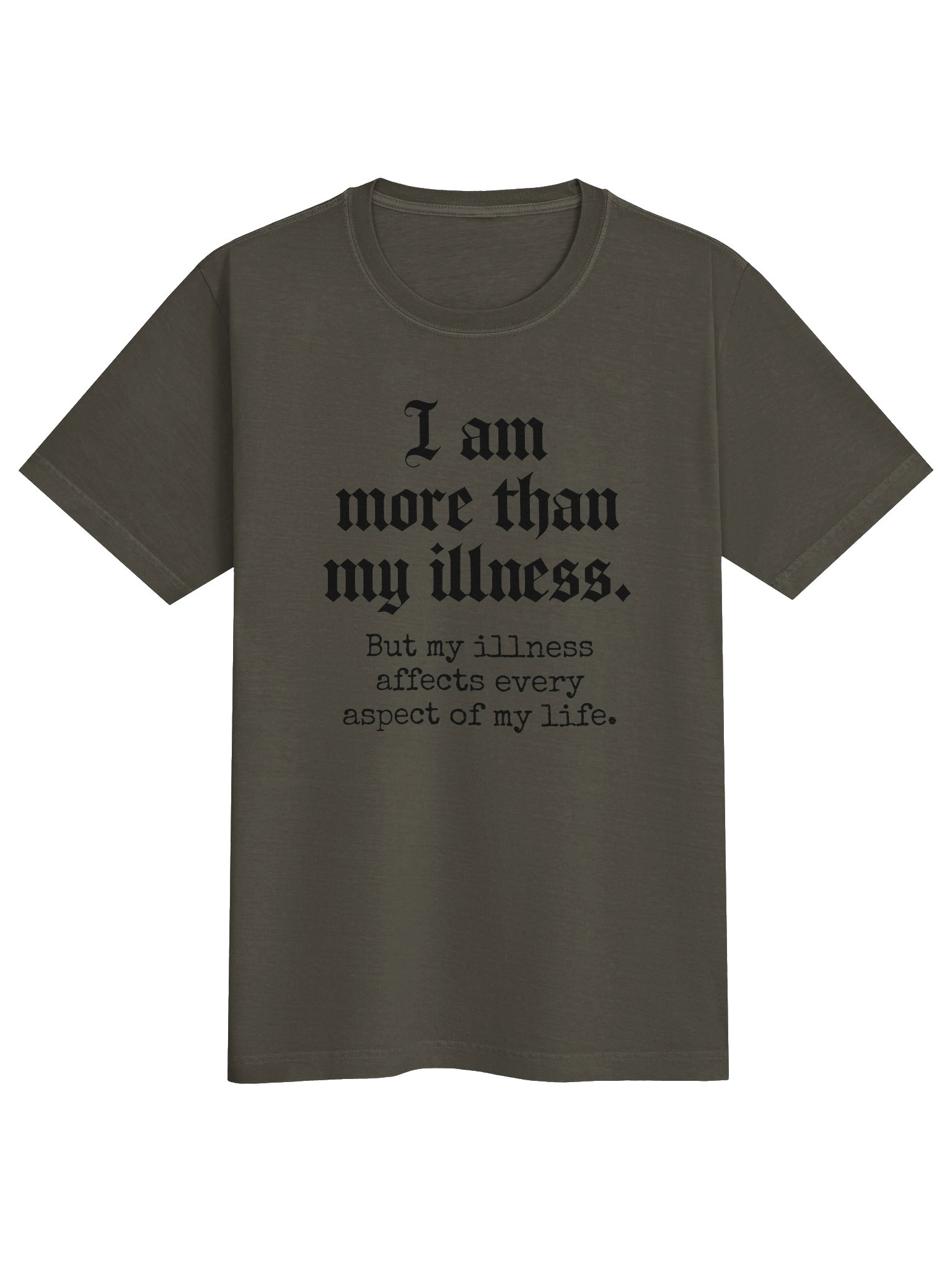 I Am More Than My Illness Shirt | Oversized Chronic Illness Awareness Tee product image (1)