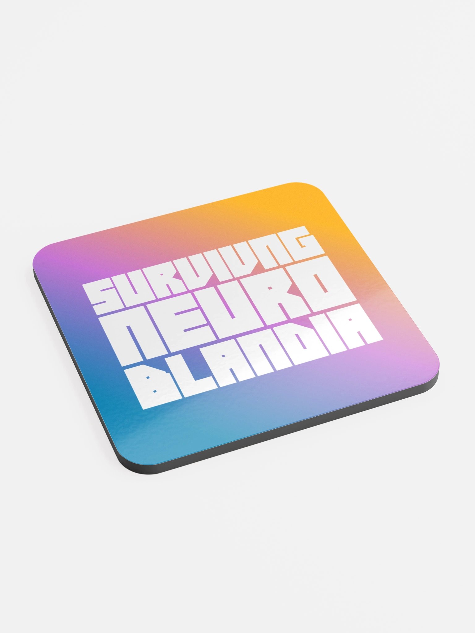 Surviving Neuroblandia Glossed Cork Coaster product image (2)