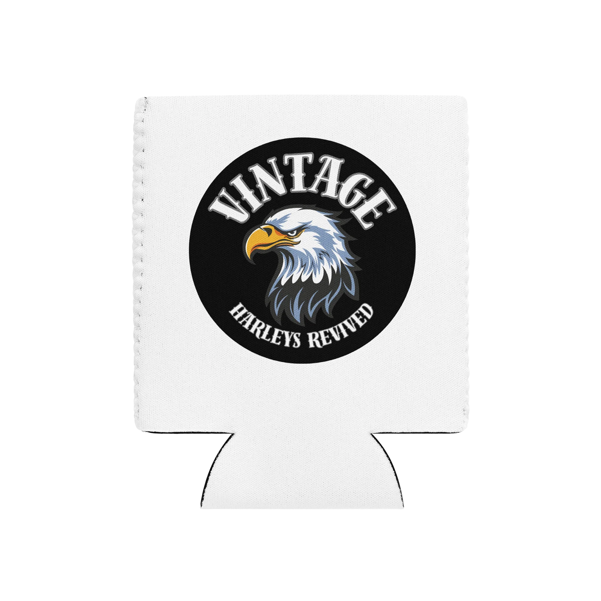 Vintage Harleys Revived Can Cooler – Black Eagle Logo product image (2)