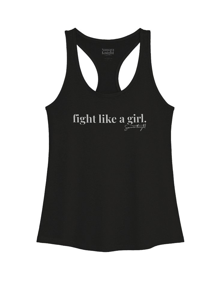 Fight like a girl racerback product image (1)