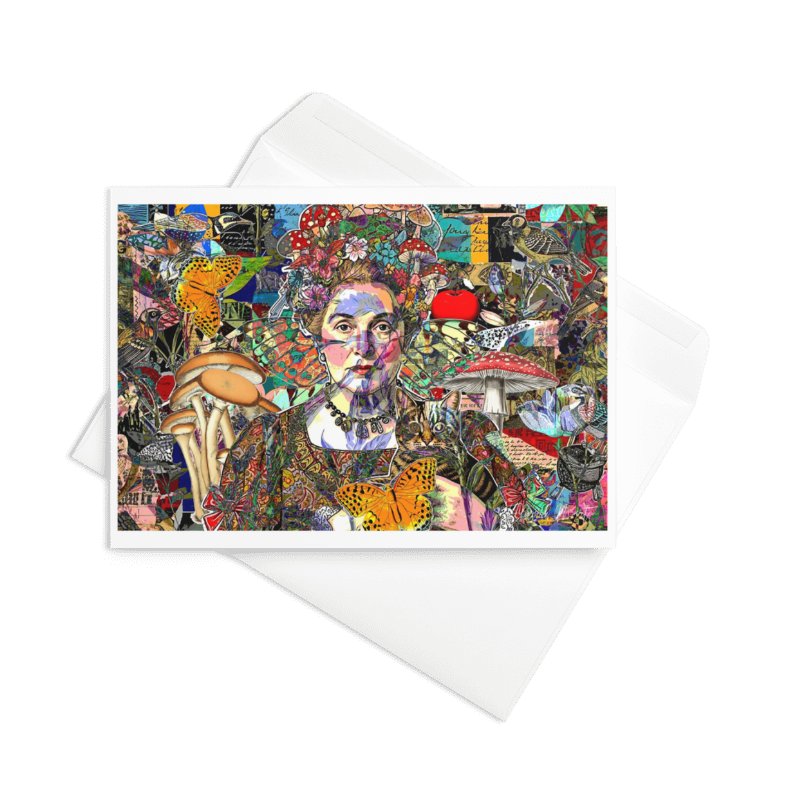 Lady with Cat by Edward Martin Card product image (1)