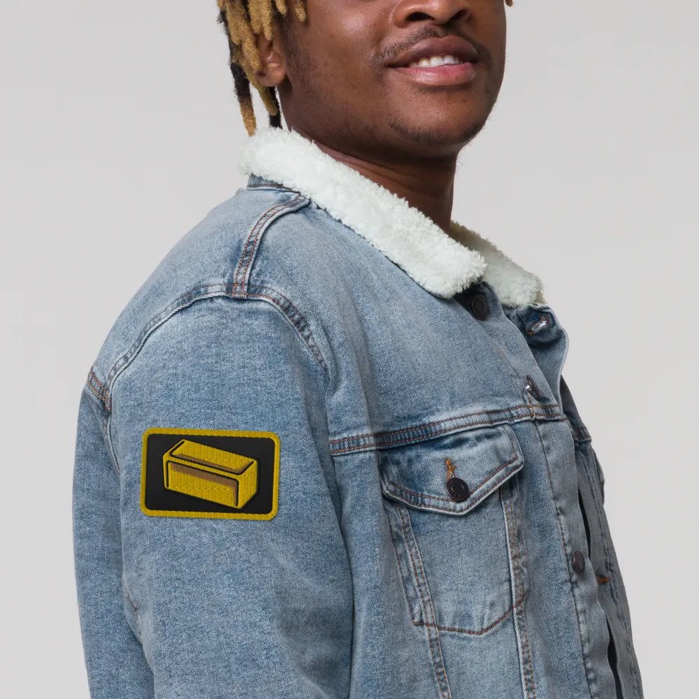 Yellow Sample Embroidered Patch product image (5)