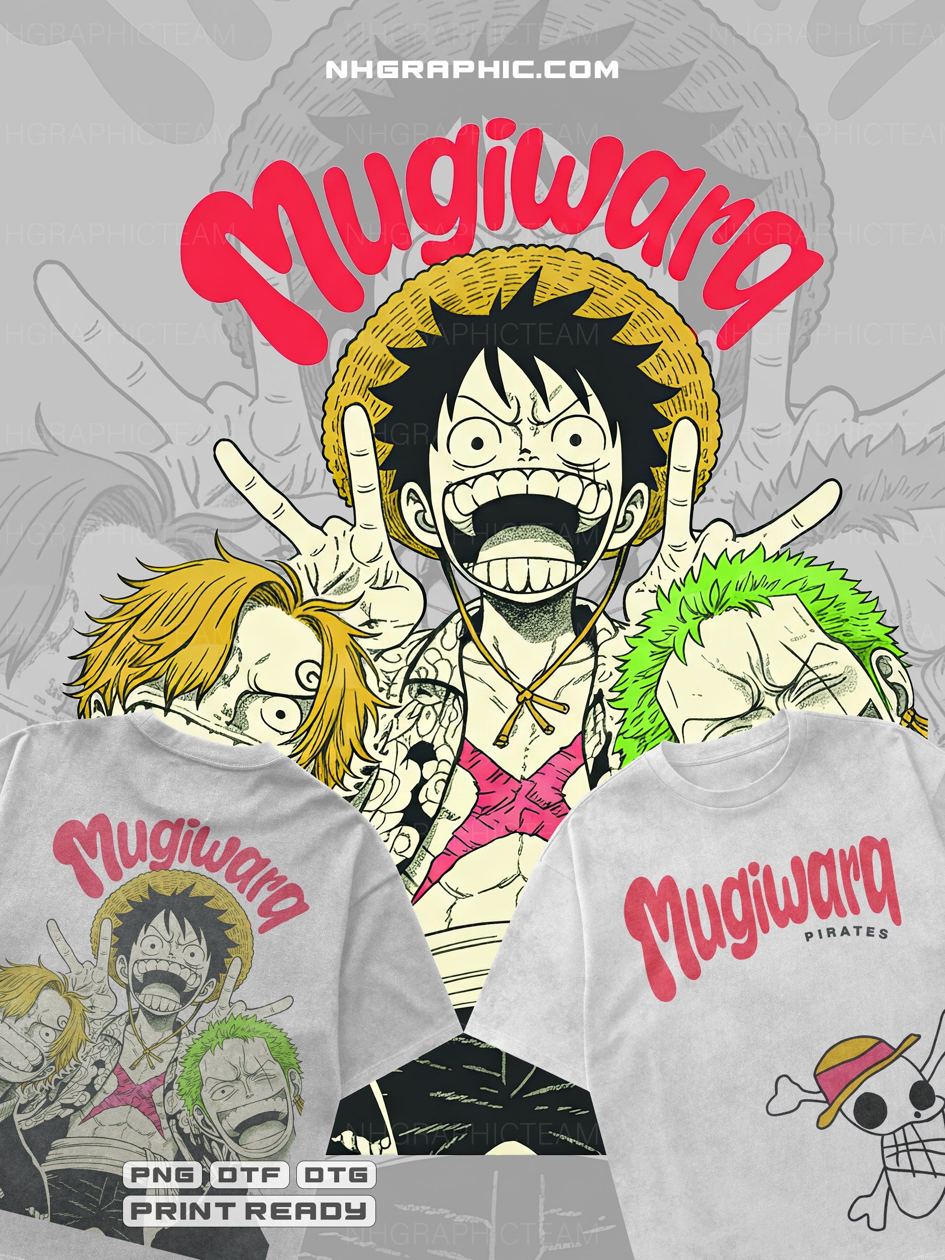11-Piece One Piece Front & Back PNG Bundle product image (7)