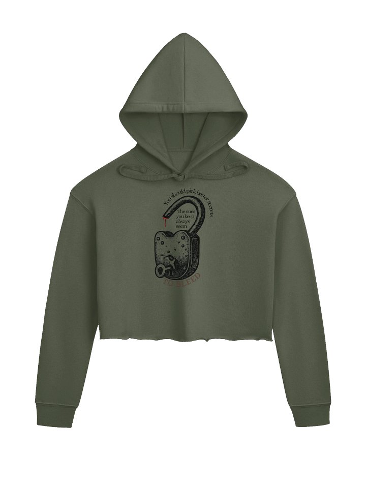 Of Dragons and Lies | Bleeding Secrets Cropped Hoodie product image (1)