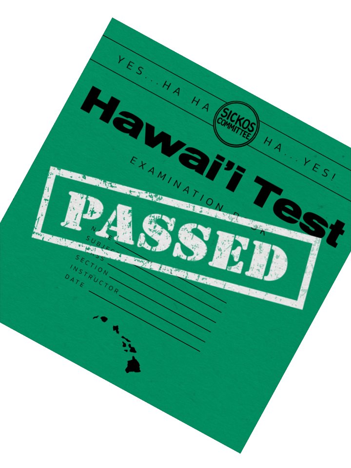 Hawai'i Test Sticker (New version) product image (4)