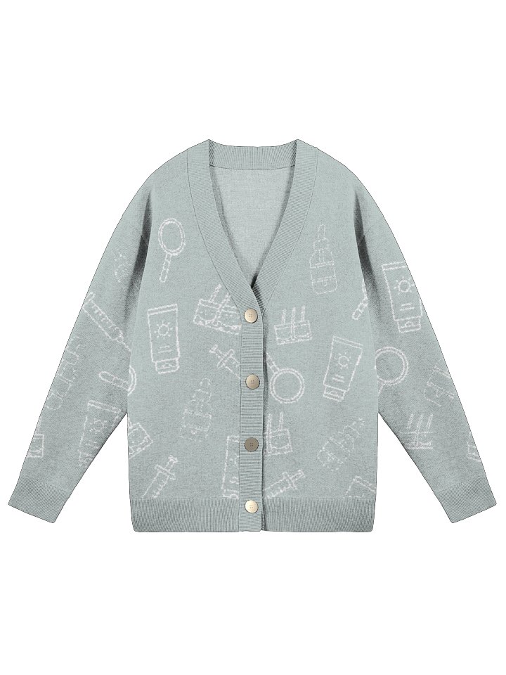 Dermatology Knit Cardigan - Powder Blue product image (1)