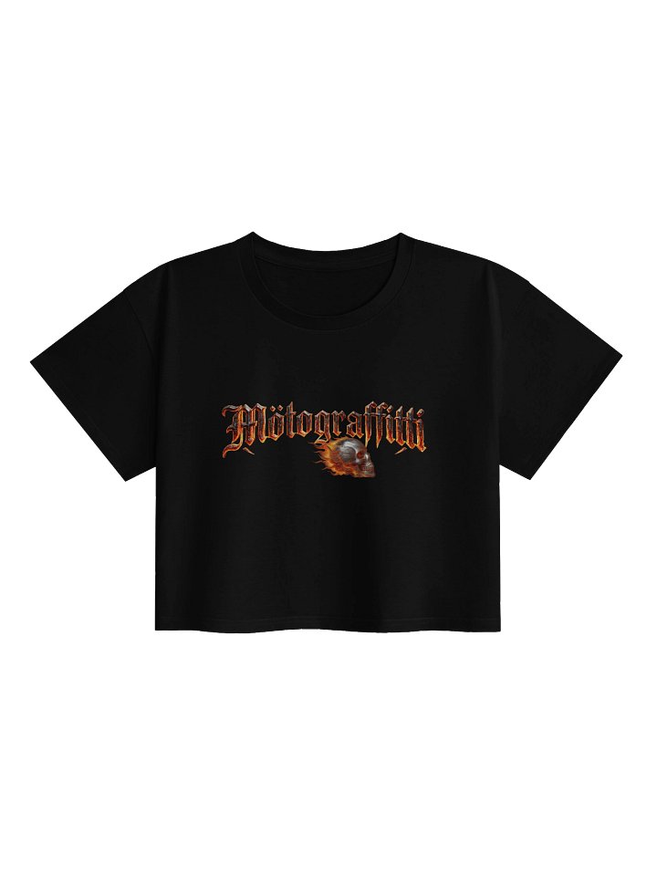 Fiery Skull Women's Crop Top product image (1)