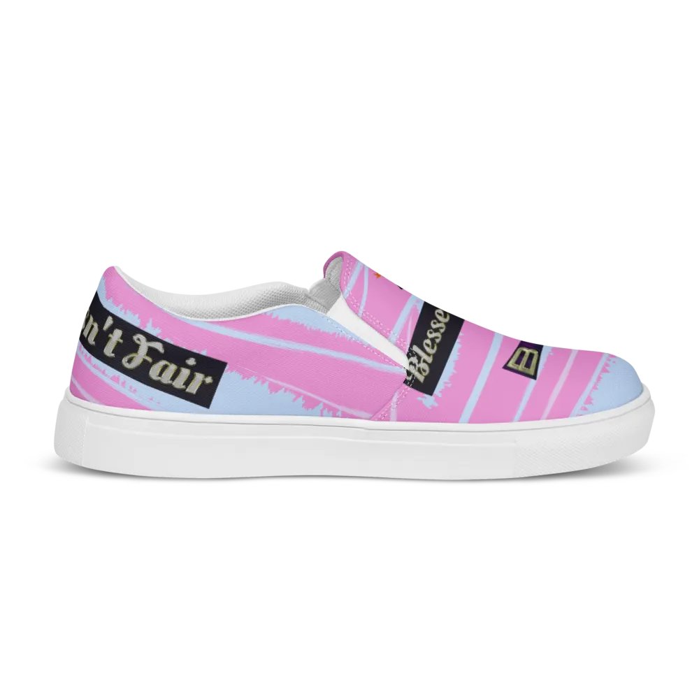 BBG Pink and Light Blue Women's Slip On product image (5)