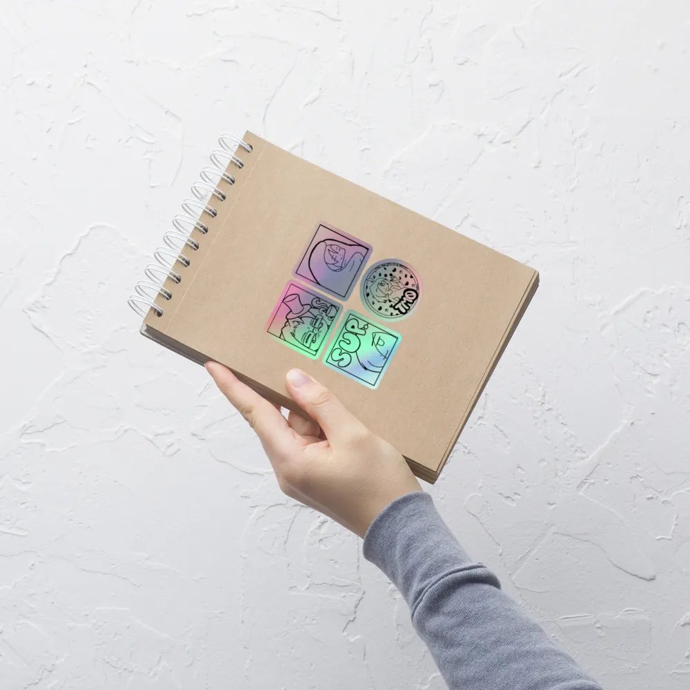 Channel Holo Sticker Set (4-ct) product image (3)
