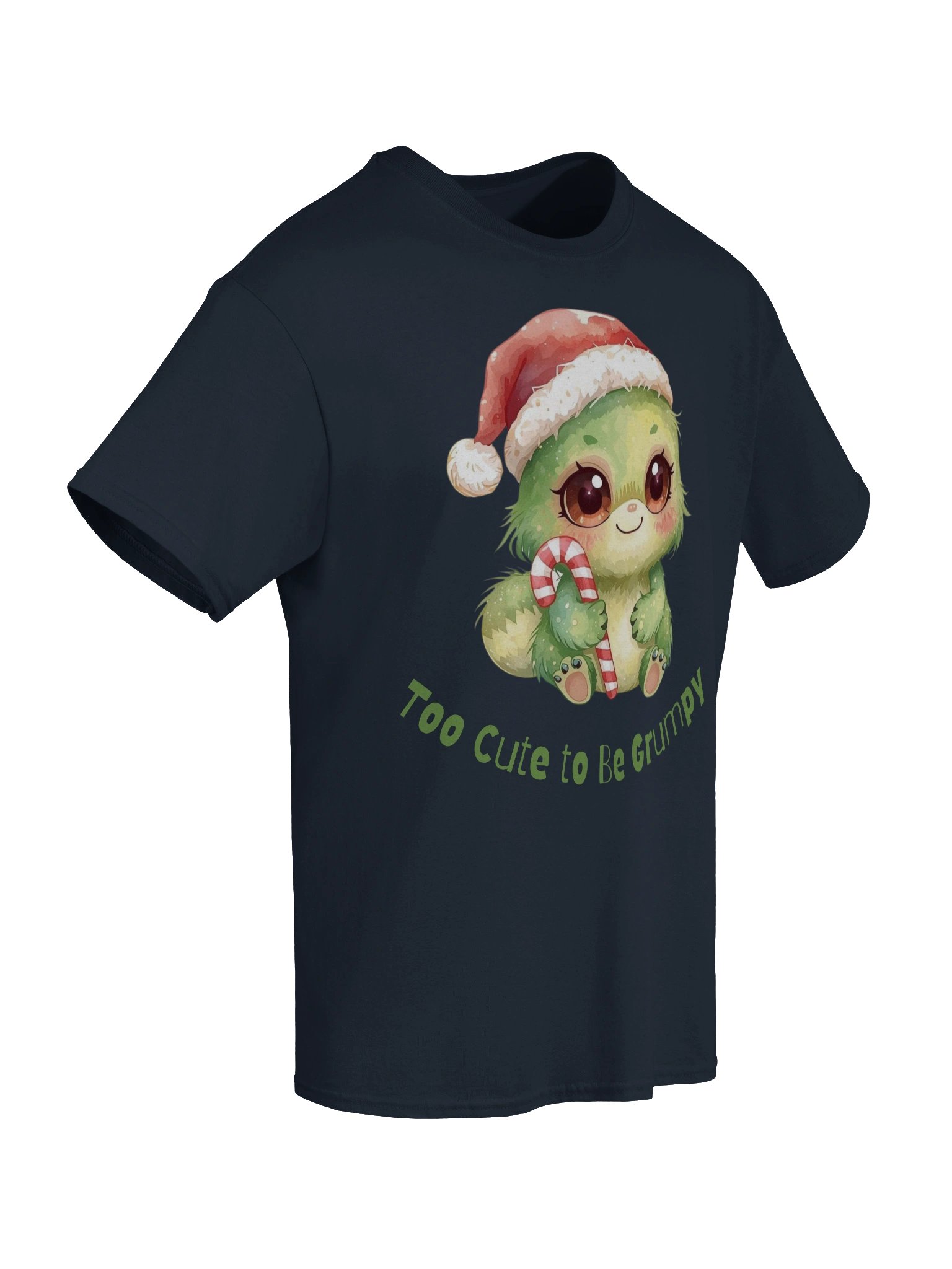 Too Cute to Be Grumpy Holiday Tee product image (80)