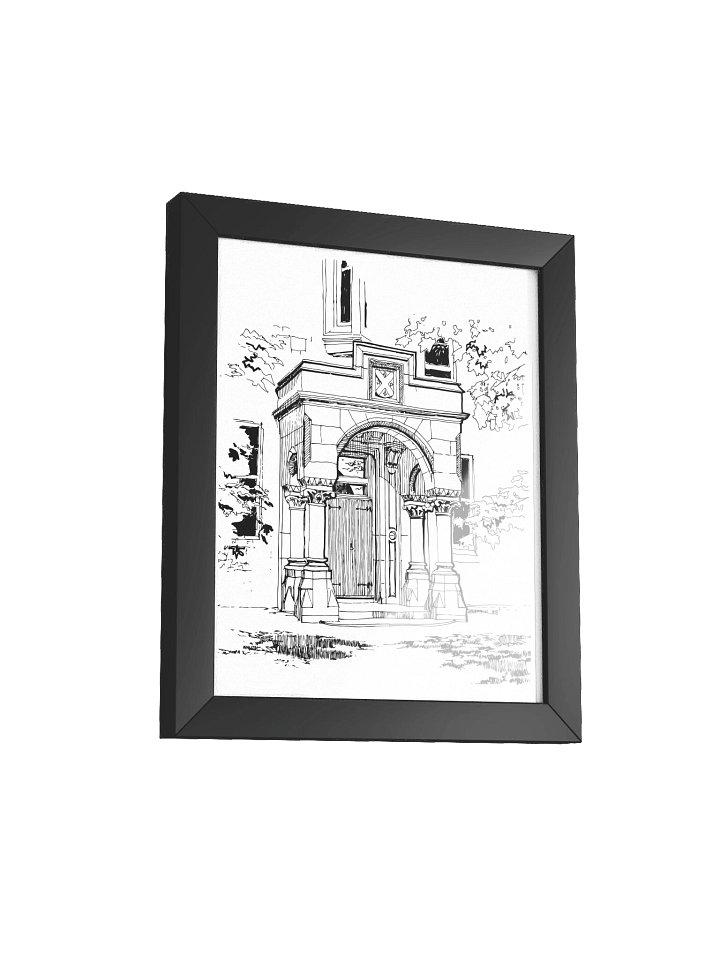 Old Viewforth Doorway, Stirling - Framed Poster product image (2)