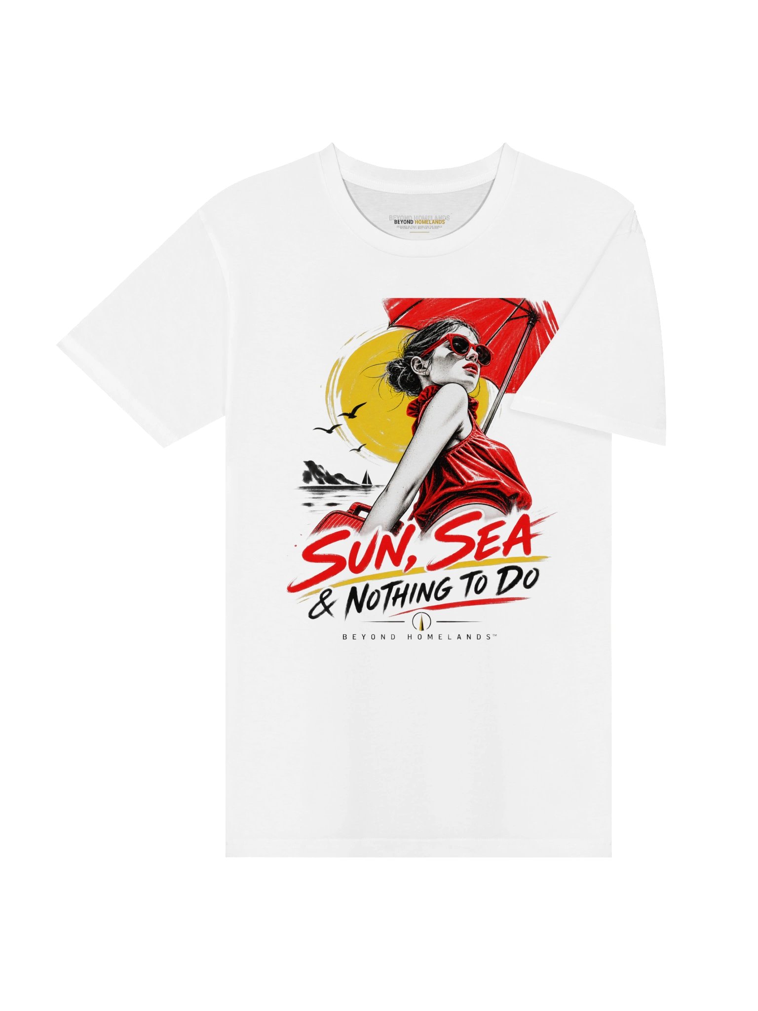 Sun, Sea & Nothing to Do — Official Song T-Shirt | Beyond Homelands™ product image (4)