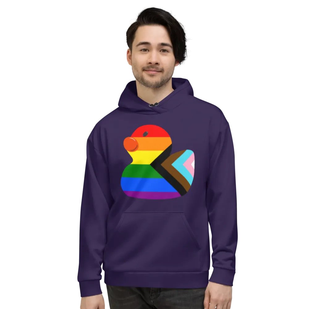 Purple Pride Duck Hoodie product image (3)