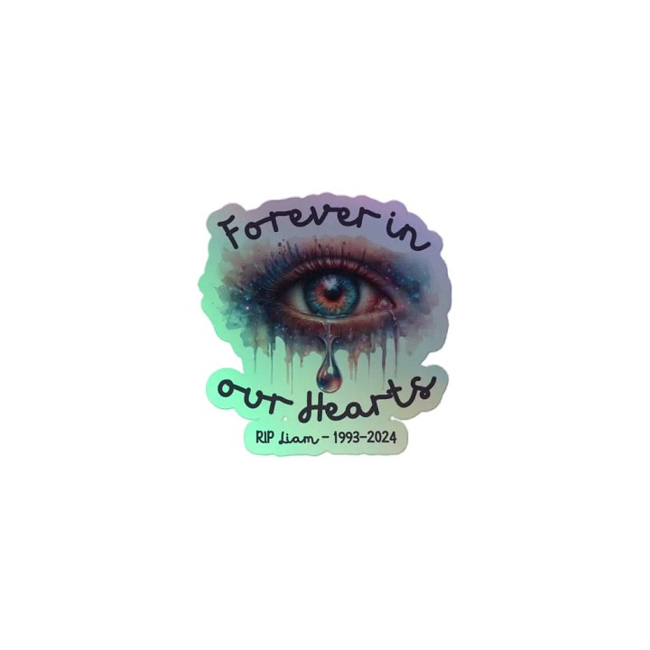Holographic sticker in memory of Liam Payne product image (2)