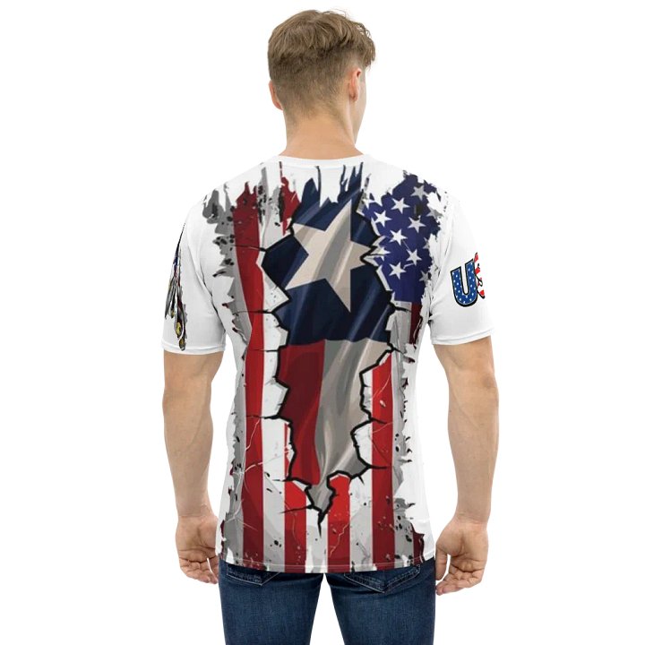 Ripped Flag Fusion Men's T-Shirt product image (1)