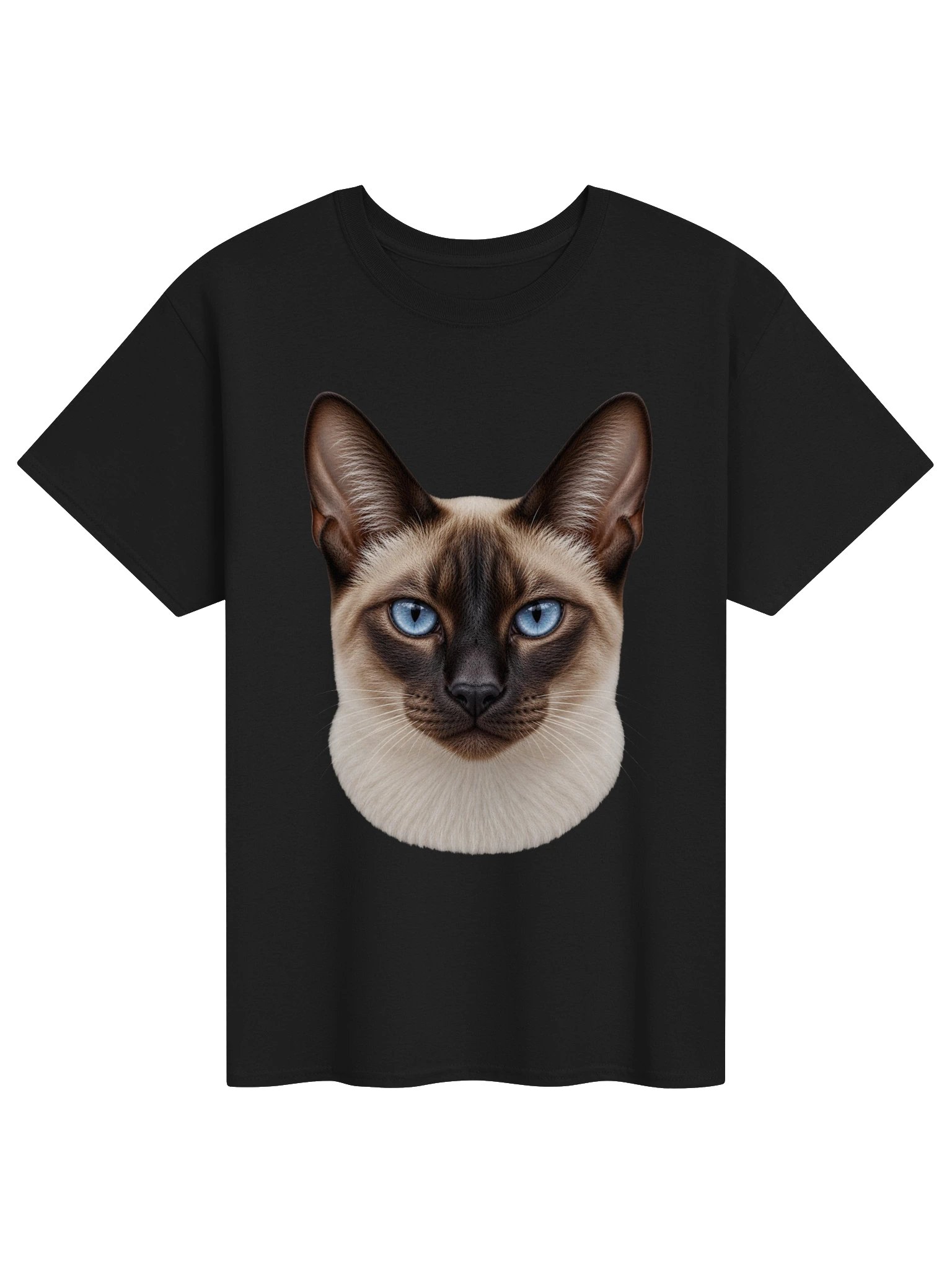 Cat - Siamese (Face) — Unisex Gildan Heavyweight 100% Cotton T-Shirt product image (1)