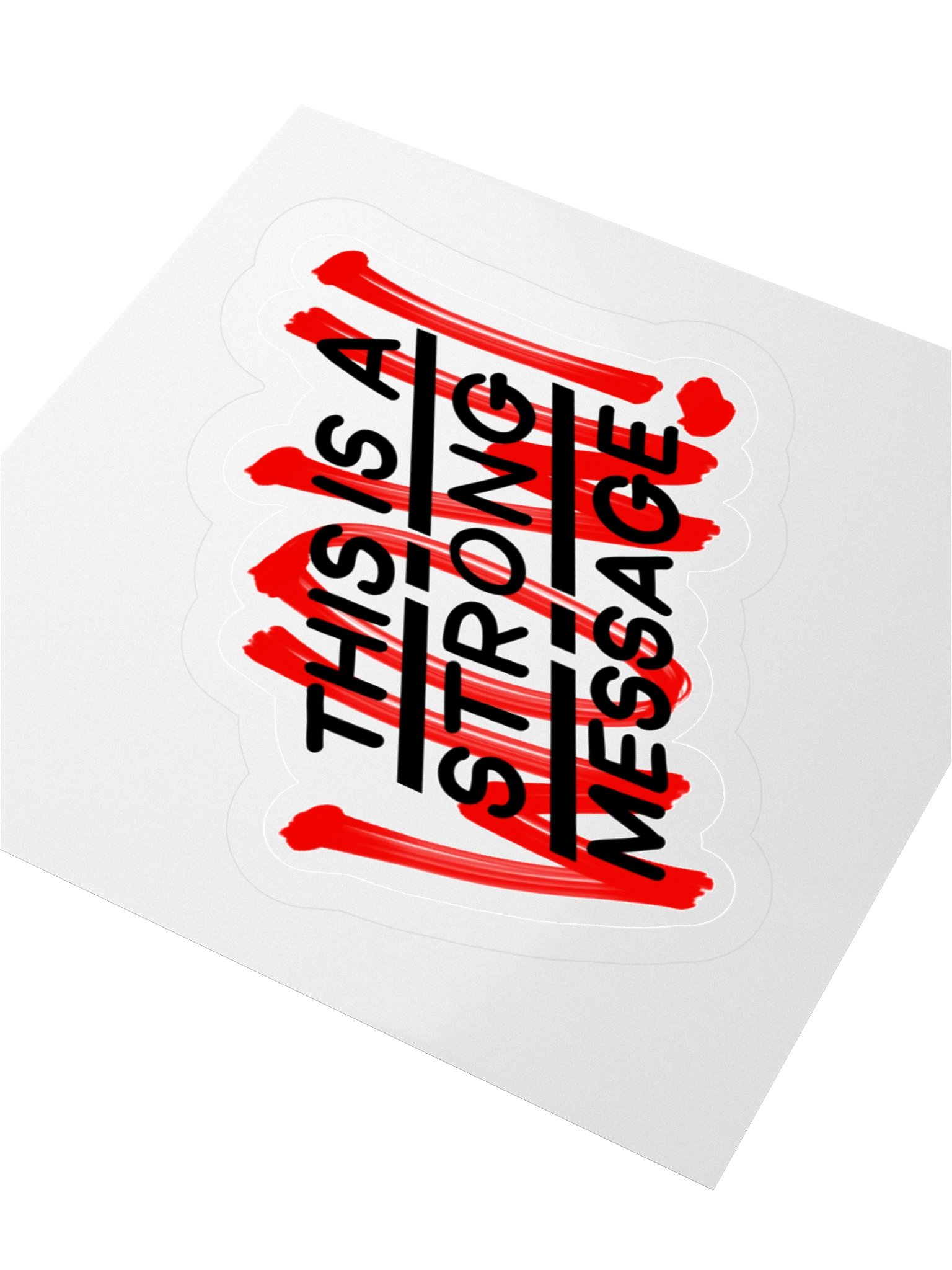 WOW THIS IS A STRONG MESSAGE sticker product image (8)