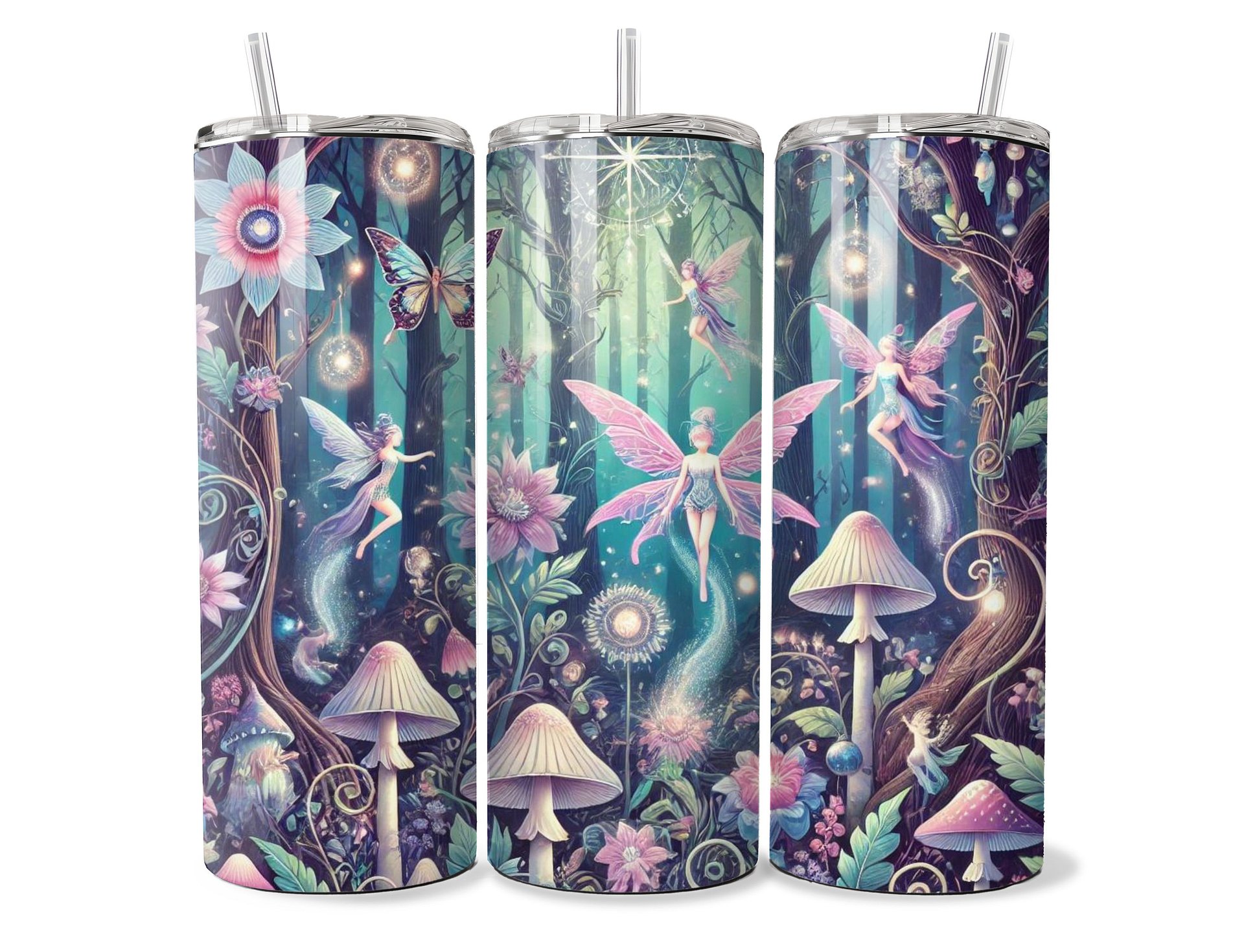Enchanted Fairy Forest Tumbler - 20oz Stainless Steel product image (1)
