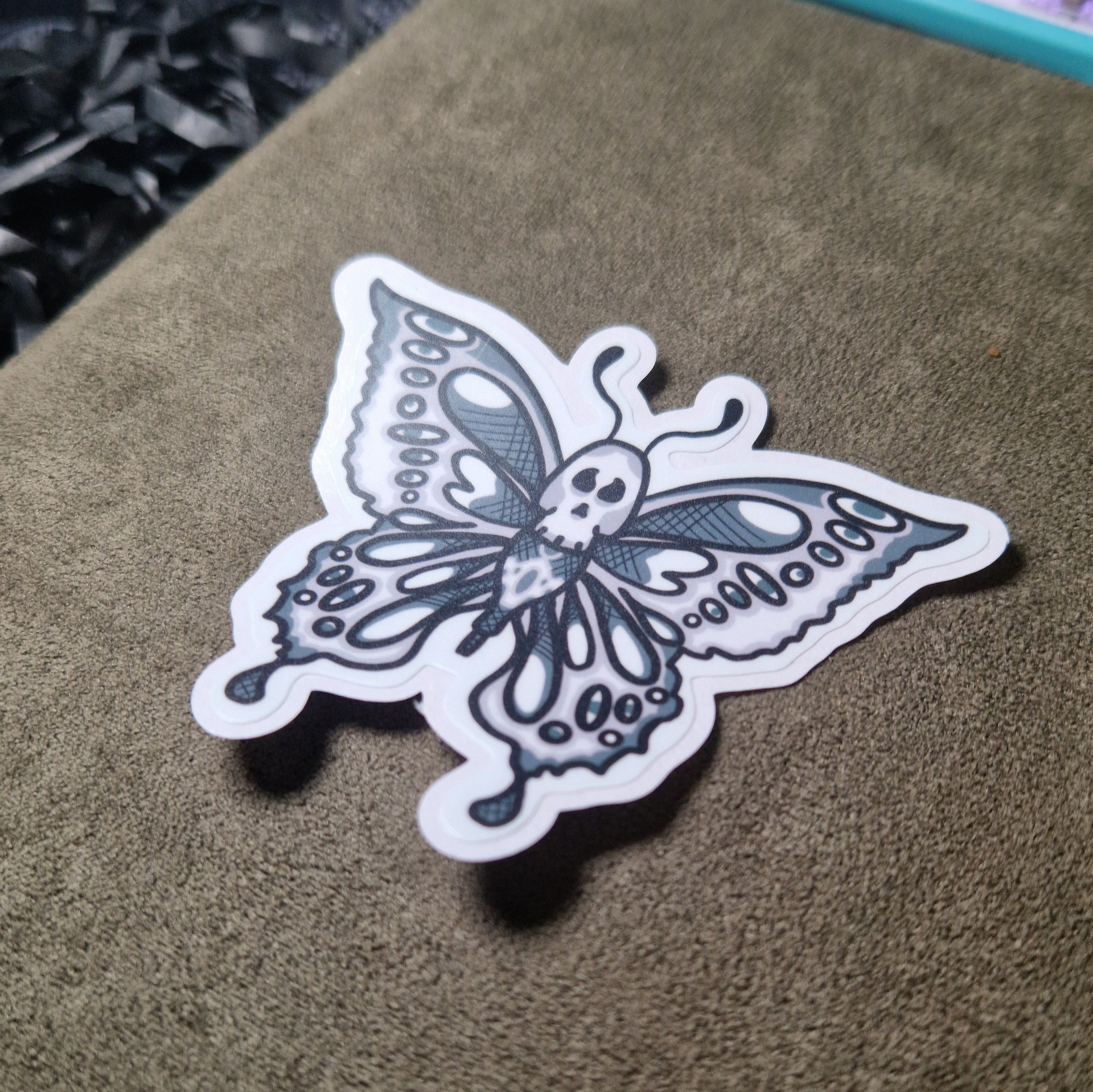 Deaths Head Butterfly Sticker product image (1)