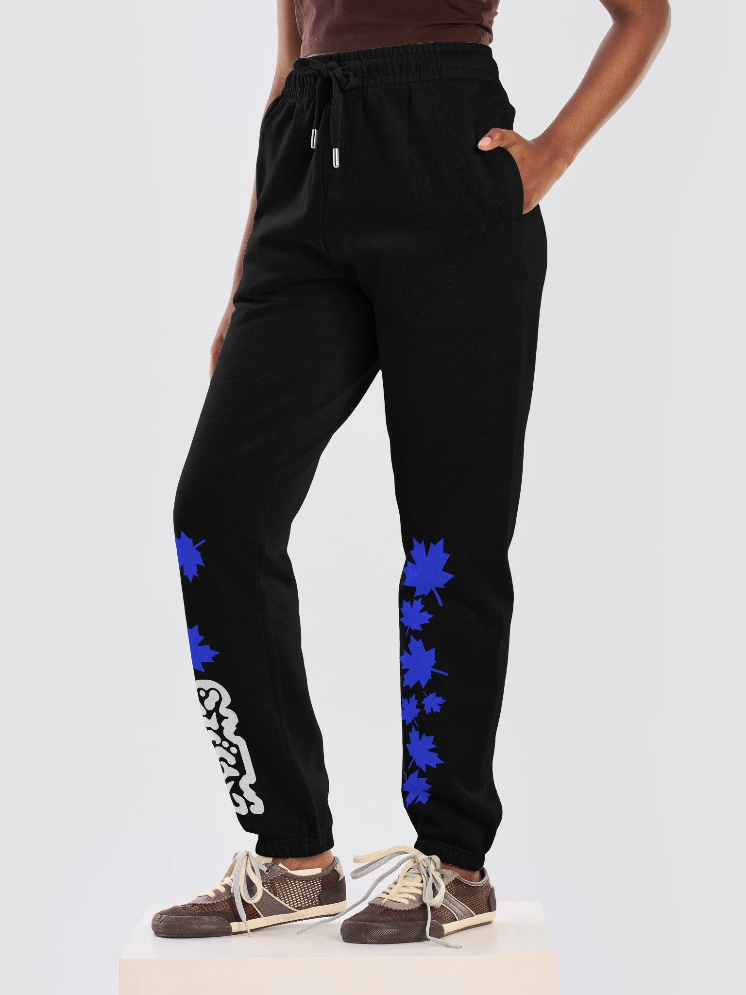 秋に帰る Return to Autumn Sweatpants (Blue Edition) product image (9)