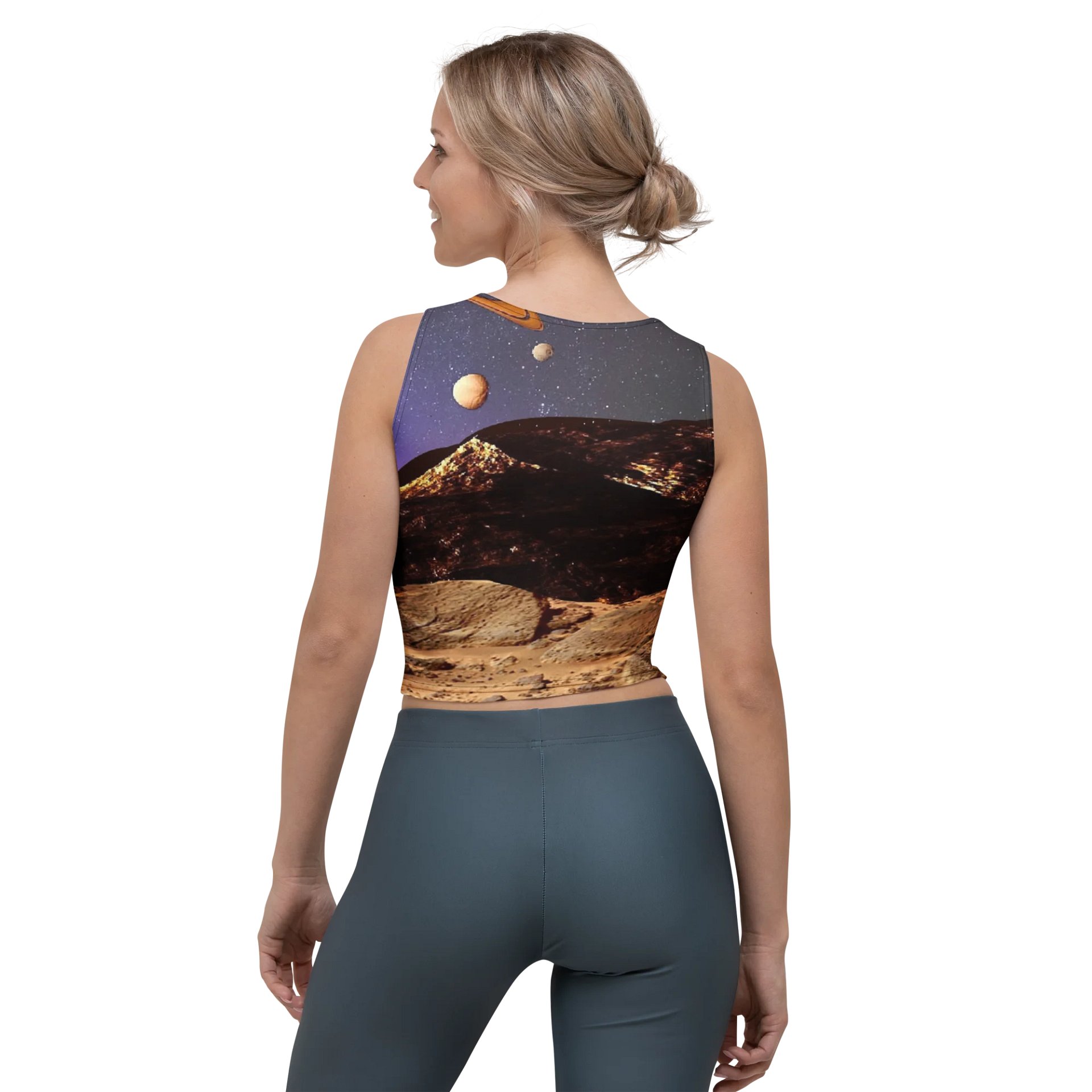 'Floating' All-Over Crop Top product image (2)
