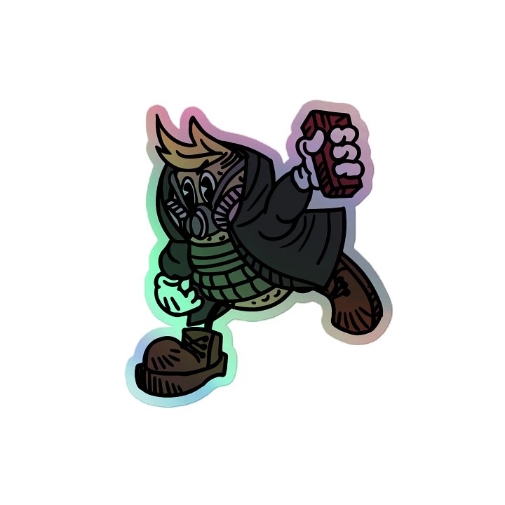 Agitater Spud Buddy Holographic Sticker product image (2)