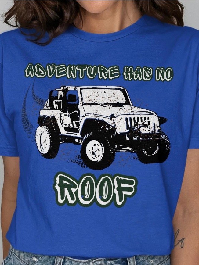Adventure Has No Roof Off-Road Jeep SUV Mud Splattered Graphic Design Print Outdoor Enthusiast product image (9)