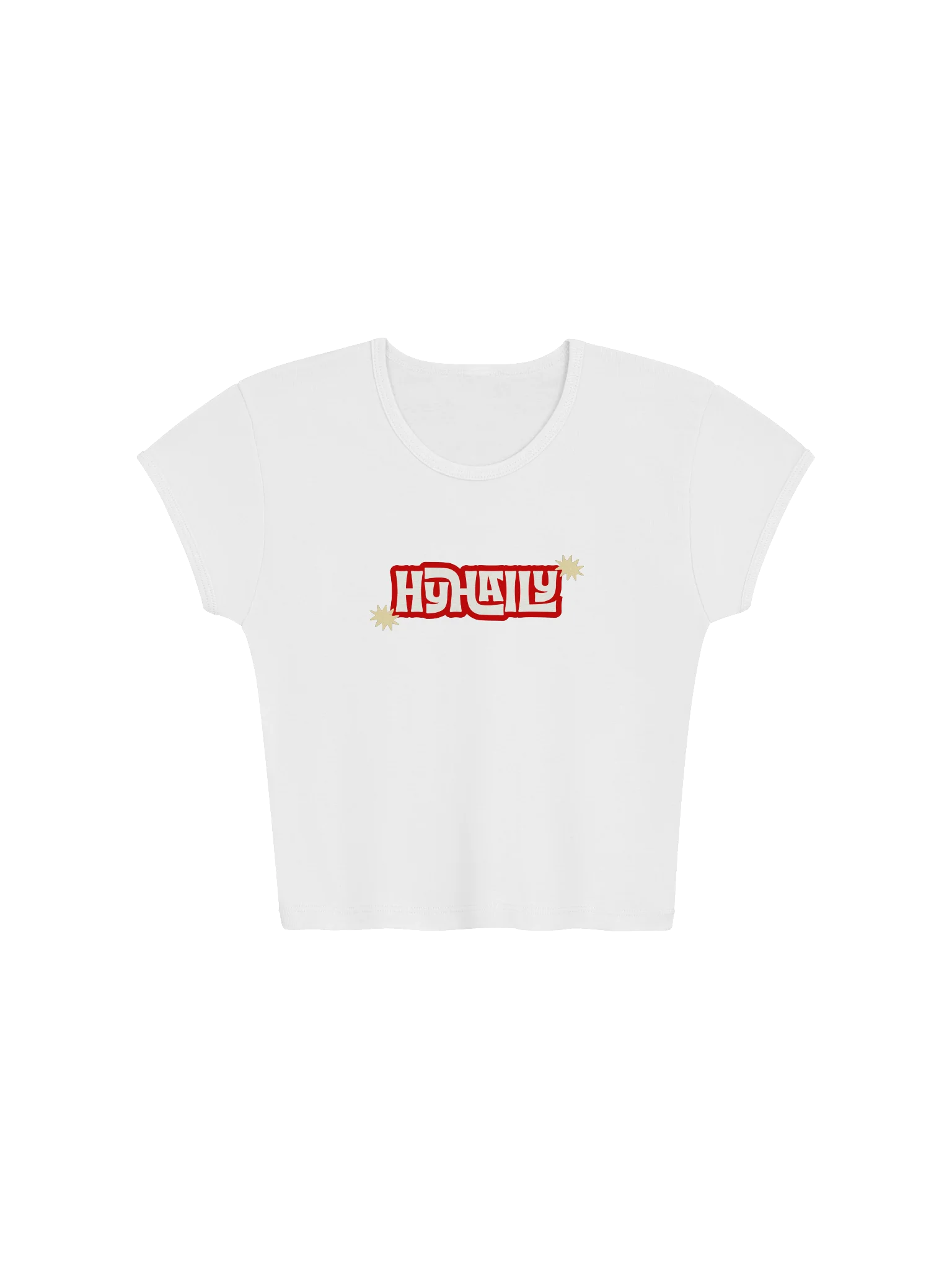 hi you're hot & i love you baby tee product image (1)