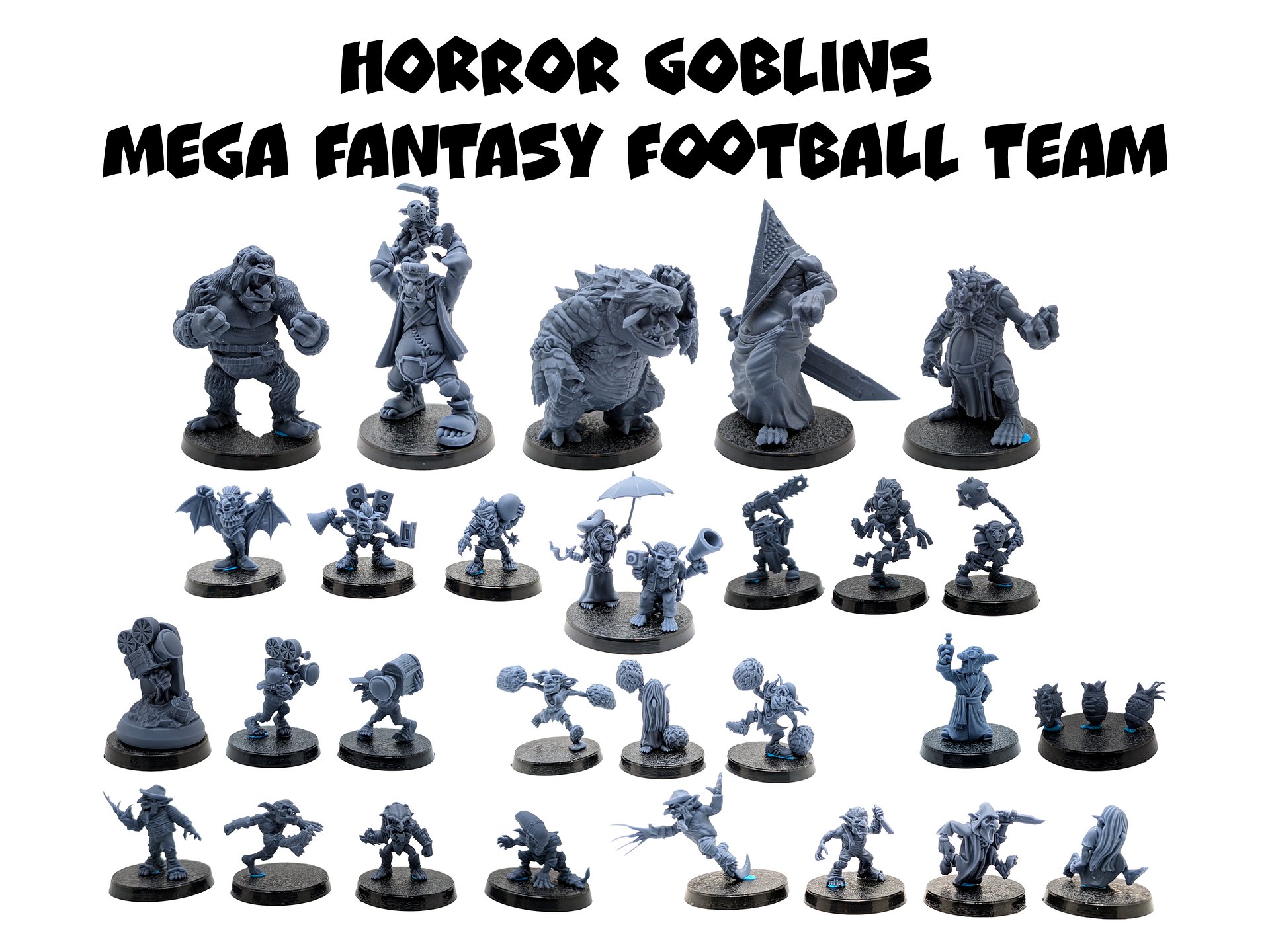 Horror Goblin Mega Fantasy Football Team - UGNI Miniatures product image (1)